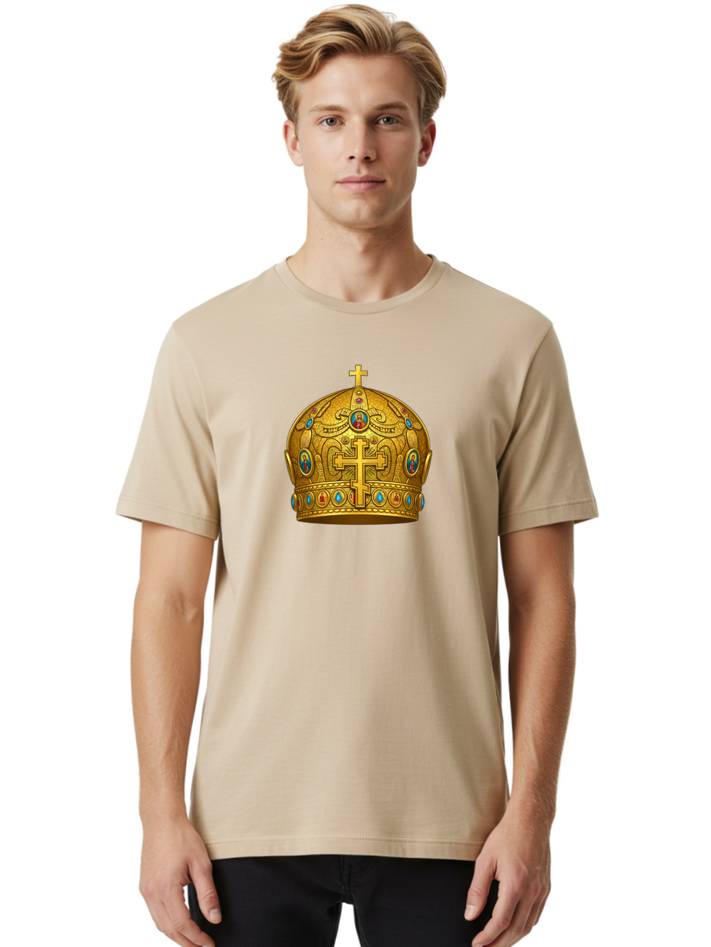 Ornate-Crown Men'S Graphic Tee, 100% Cotton, Comfortable Casual Summer Wear, Machine Washable, Vintage Camera, Old Camera, Antique Camera, Black Camera, Classic Photography, Photography Equipment, Nostalgic Device, Film Camera, Camera Art Bag898