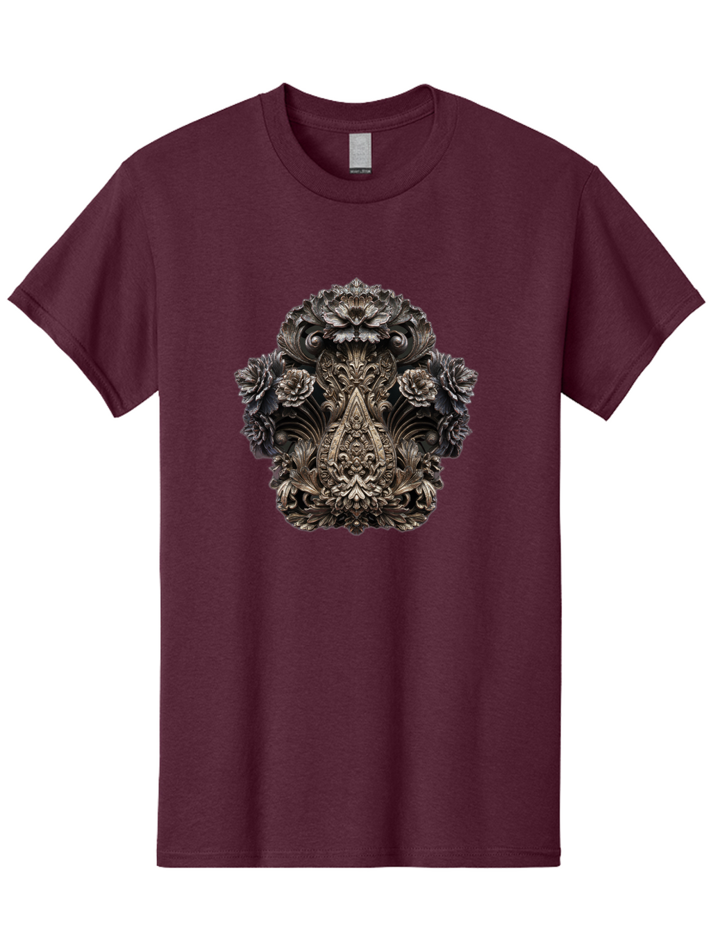 Ornate-Metal-Crest Men'S Graphic Tee, 100% Cotton, Comfortable Casual Summer Wear, Machine Washable, Vintage Camera, Old Camera, Antique Camera, Black Camera, Classic Photography, Photography Equipment, Nostalgic Device, Film Camera, Bag902