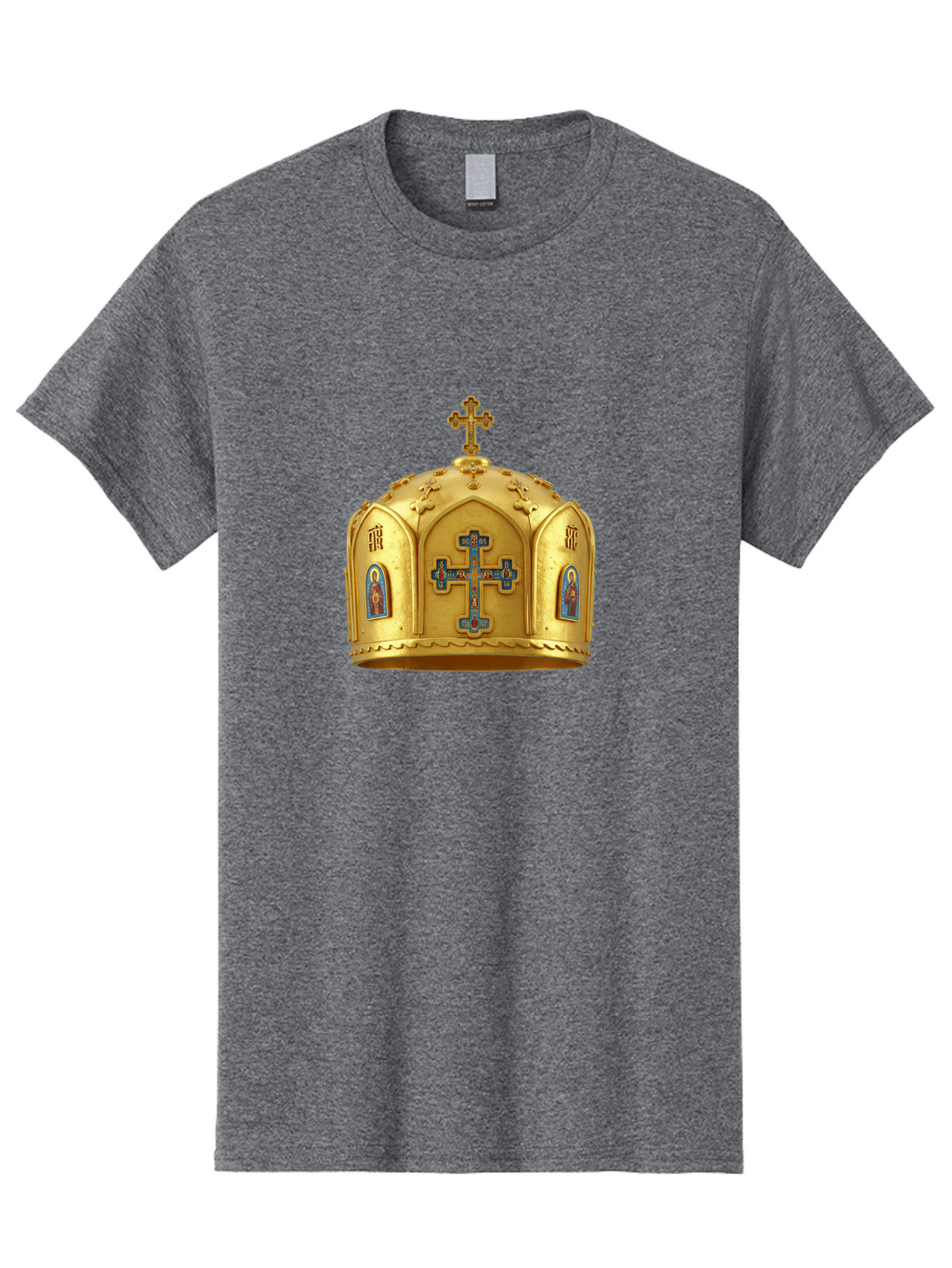 Orthodox-Crown-1 Men'S Graphic Tee, 100% Cotton, Comfortable Casual Summer Wear, Machine Washable, Vintage Camera, Old Camera, Antique Camera, Black Camera, Classic Photography, Photography Equipment, Nostalgic Device, Film Camera, Camera Art Bag904