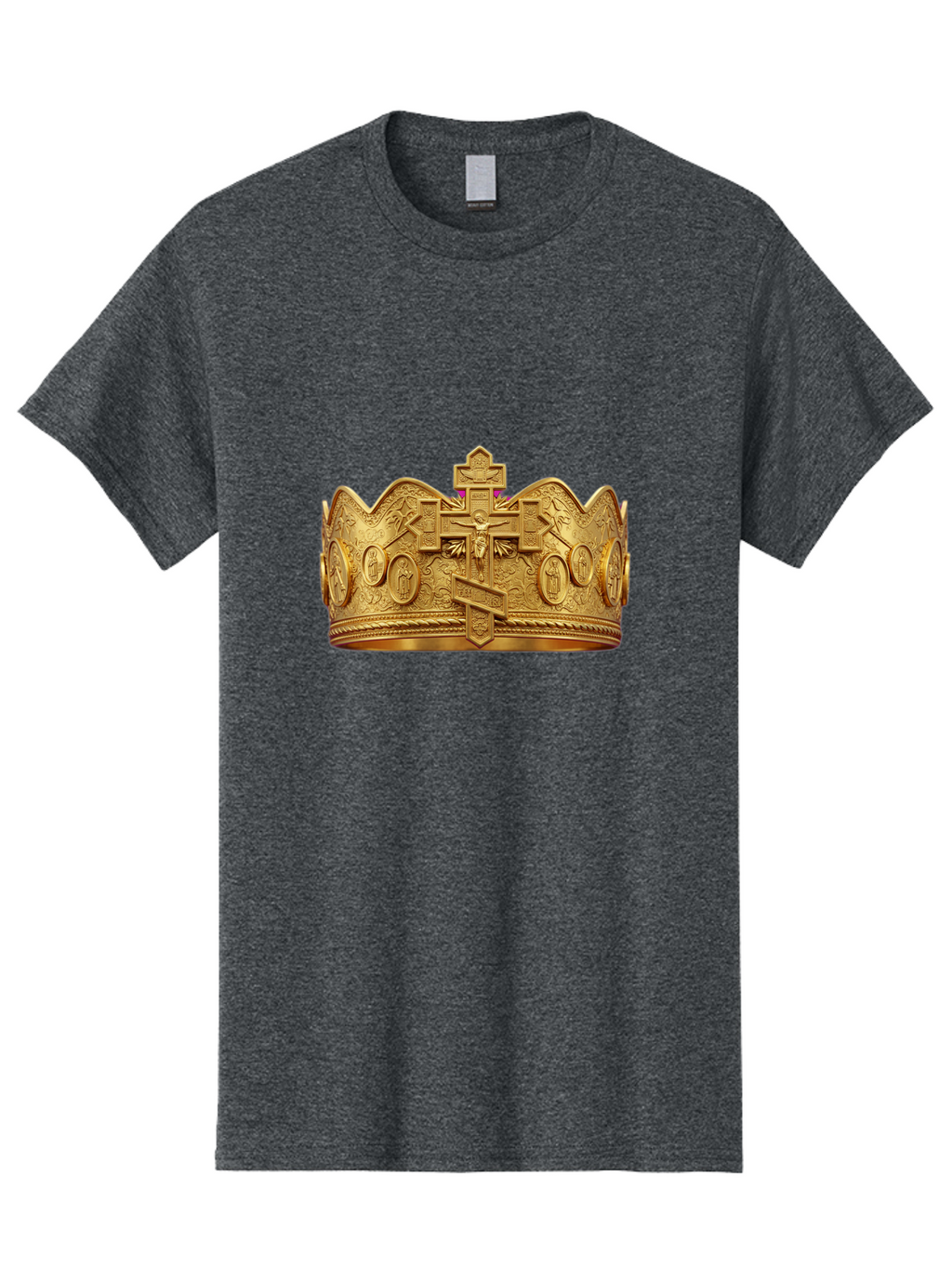 Orthodox-Crown-2 Men'S Graphic Tee, 100% Cotton, Comfortable Casual Summer Wear, Machine Washable, Vintage Camera, Old Camera, Antique Camera, Black Camera, Classic Photography, Photography Equipment, Nostalgic Device, Film Camera, Camera Art Bag905