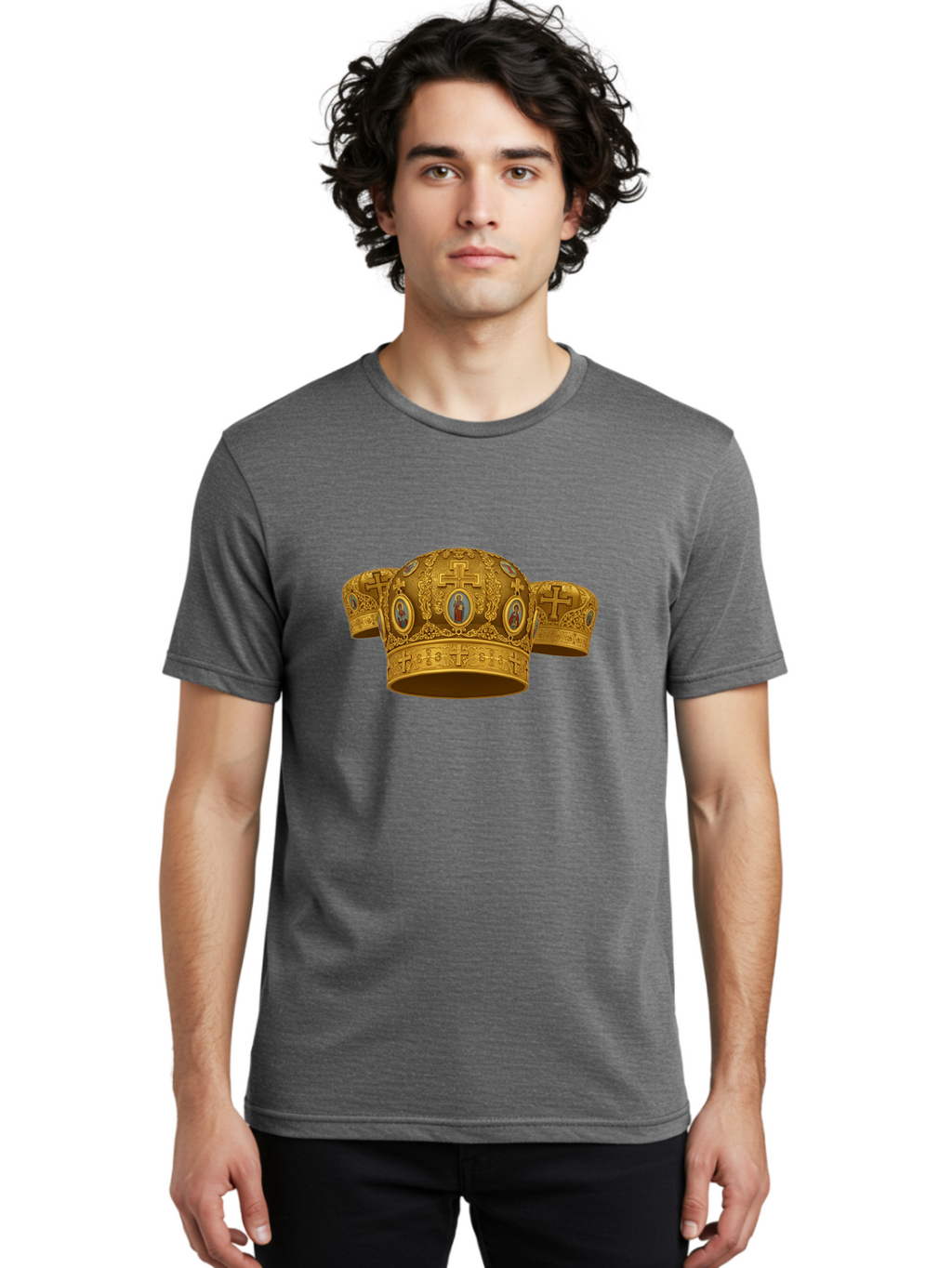 Orthodox-Crown Men'S Graphic Tee, 100% Cotton, Comfortable Casual Summer Wear, Machine Washable, Vintage Camera, Old Camera, Antique Camera, Black Camera, Classic Photography, Photography Equipment, Nostalgic Device, Film Camera, Camera Art Bag908
