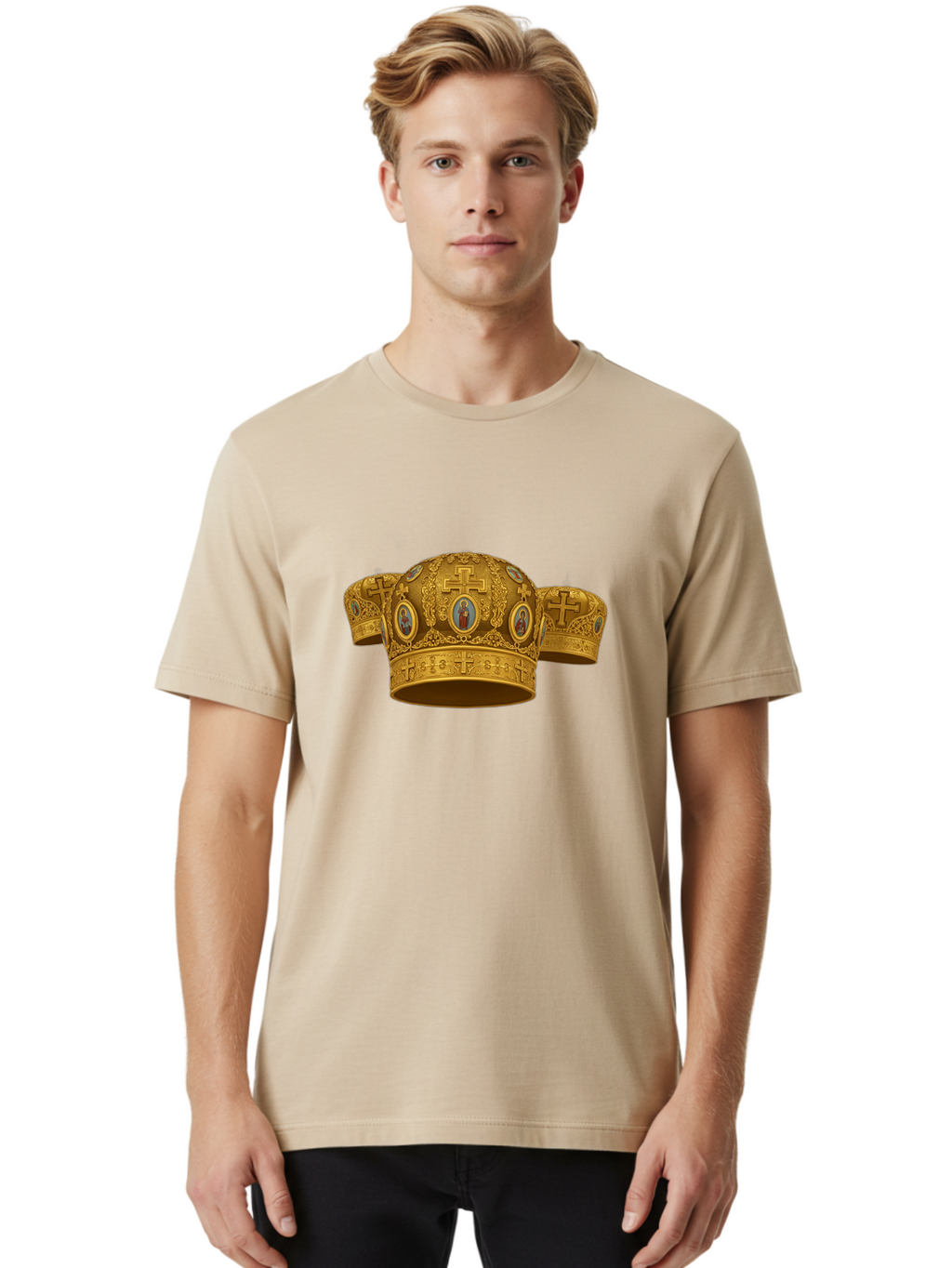 Orthodox-Crown Men'S Graphic Tee, 100% Cotton, Comfortable Casual Summer Wear, Machine Washable, Vintage Camera, Old Camera, Antique Camera, Black Camera, Classic Photography, Photography Equipment, Nostalgic Device, Film Camera, Camera Art Bag908