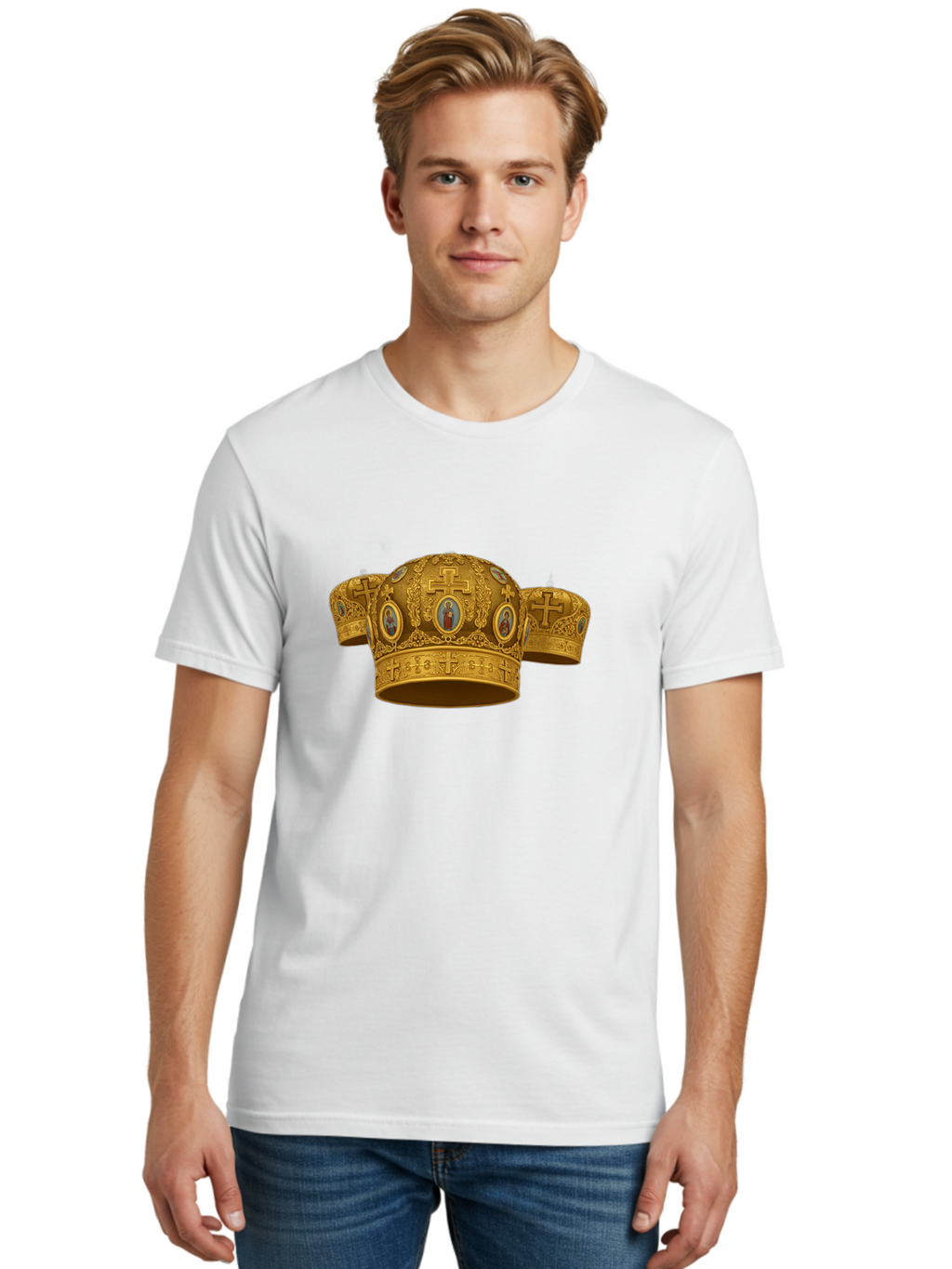 Orthodox-Crown Men'S Graphic Tee, 100% Cotton, Comfortable Casual Summer Wear, Machine Washable, Vintage Camera, Old Camera, Antique Camera, Black Camera, Classic Photography, Photography Equipment, Nostalgic Device, Film Camera, Camera Art Bag908