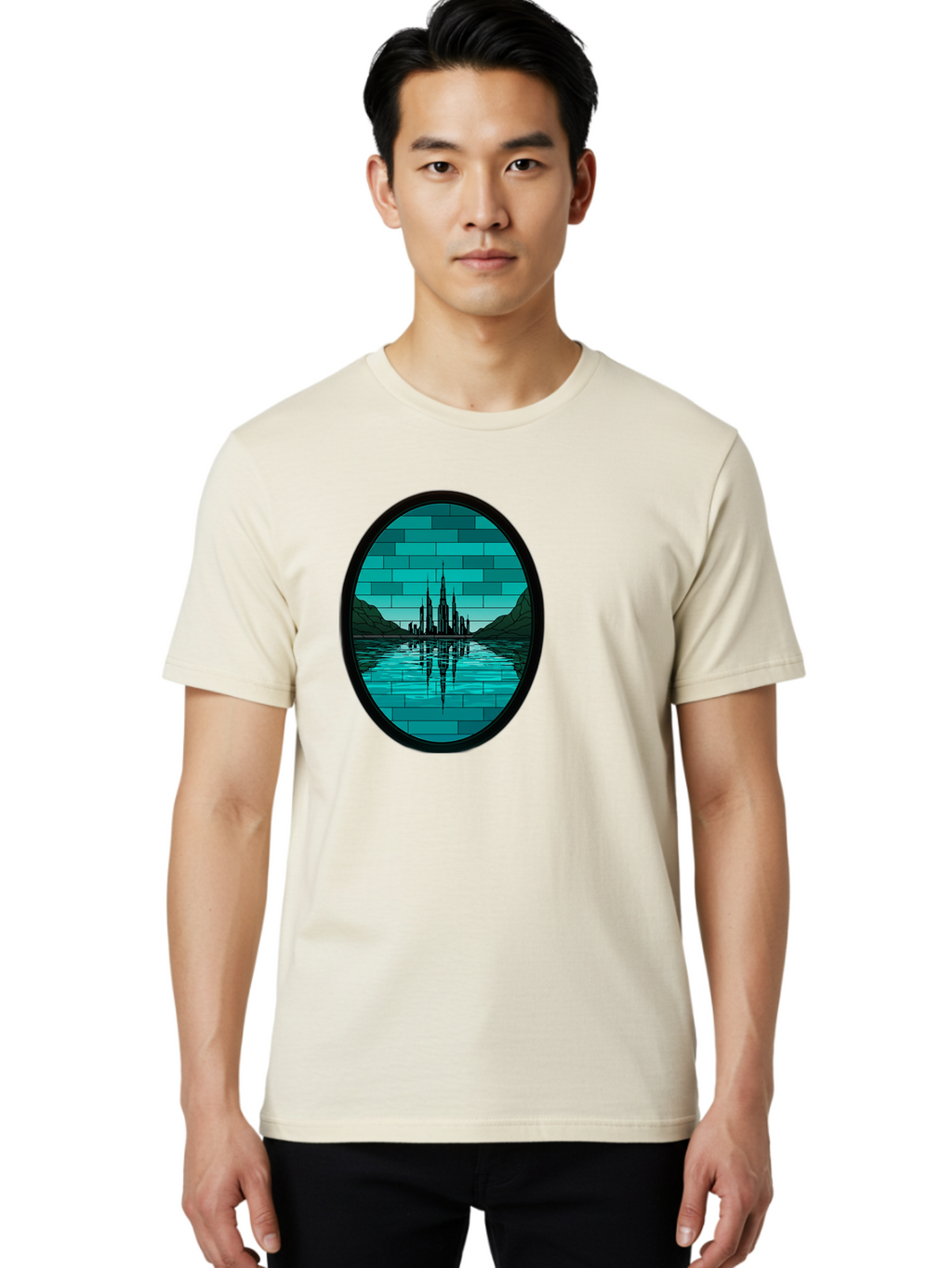 Oval-Window Men'S Graphic Tee, 100% Cotton, Comfortable Casual Summer Wear, Machine Washable, Vintage Camera, Old Camera, Antique Camera, Black Camera, Classic Photography, Photography Equipment, Nostalgic Device, Film Camera, Camera Art Bag909