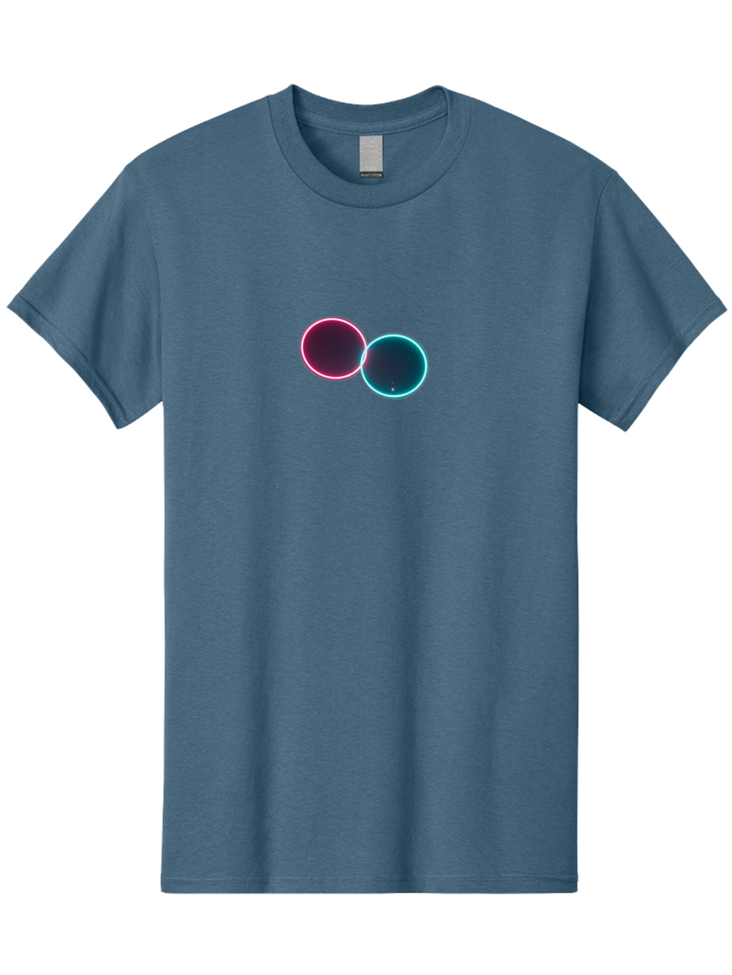 Overlapping-Circles-2 Men'S Graphic Tee, 100% Cotton, Comfortable Casual Summer Wear, Machine Washable, Vintage Camera, Old Camera, Antique Camera, Black Camera, Classic Photography, Photography Equipment, Nostalgic Device, Film Camera, Bag911