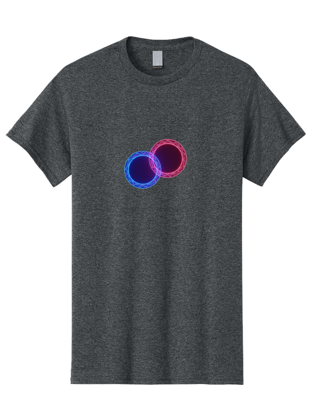 Overlapping-Circles-4 Men'S Graphic Tee, 100% Cotton, Comfortable Casual Summer Wear, Machine Washable, Vintage Camera, Old Camera, Antique Camera, Black Camera, Classic Photography, Photography Equipment, Nostalgic Device, Film Camera, Bag913