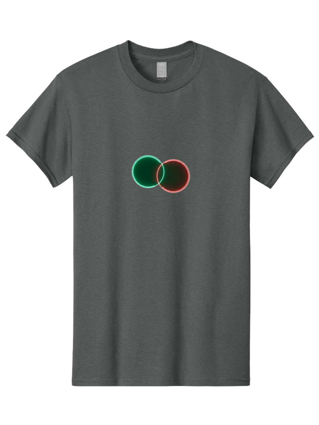 Overlapping-Circles-5 Men'S Graphic Tee, 100% Cotton, Comfortable Casual Summer Wear, Machine Washable, Vintage Camera, Old Camera, Antique Camera, Black Camera, Classic Photography, Photography Equipment, Nostalgic Device, Film Camera, Bag914