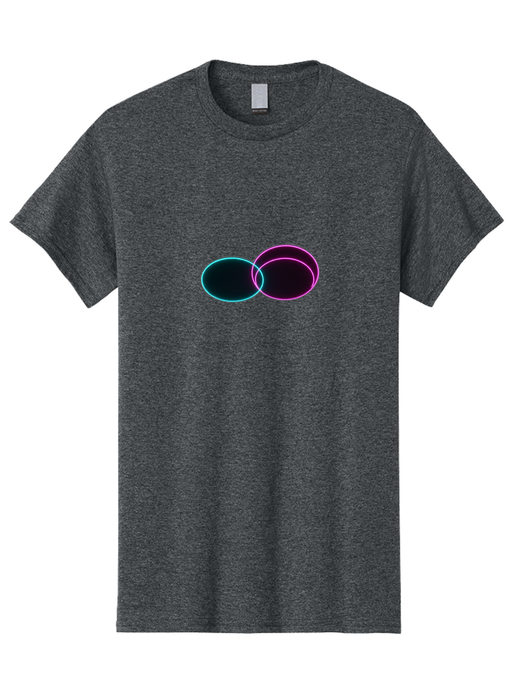Overlapping-Circles Men'S Graphic Tee, 100% Cotton, Comfortable Casual Summer Wear, Machine Washable, Vintage Camera, Old Camera, Antique Camera, Black Camera, Classic Photography, Photography Equipment, Nostalgic Device, Film Camera, Bag915