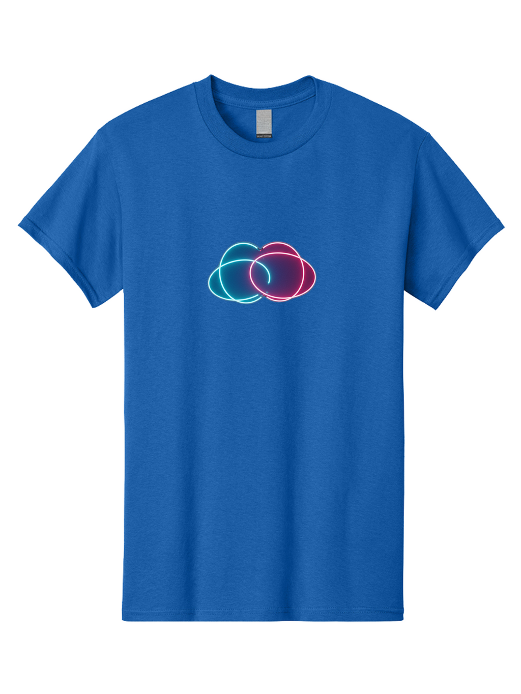 Overlapping-Neon-Circles Men'S Graphic Tee, 100% Cotton, Comfortable Casual Summer Wear, Machine Washable, Vintage Camera, Old Camera, Antique Camera, Black Camera, Classic Photography, Photography Equipment, Nostalgic Device, Film Camera, Bag917