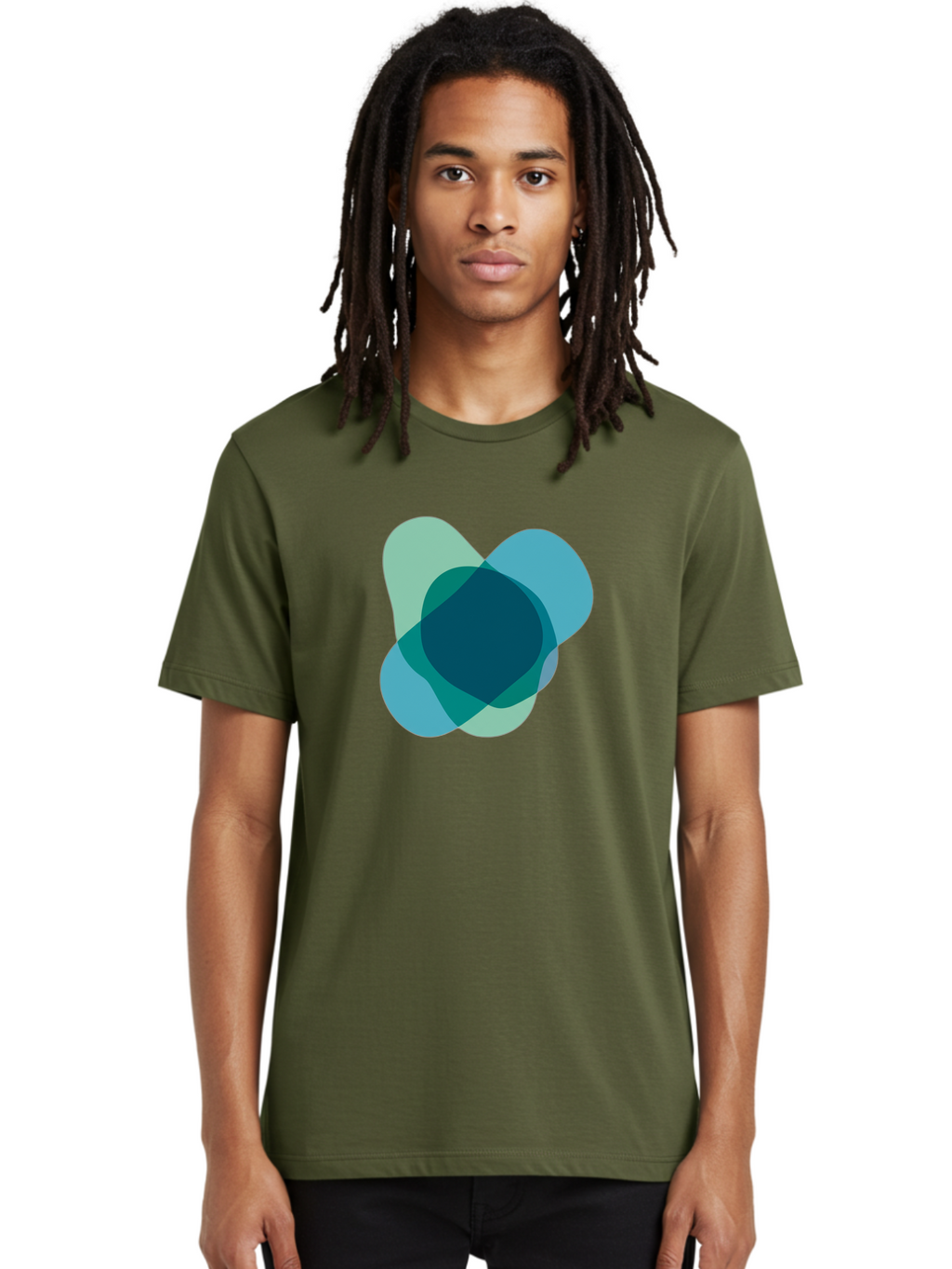 Overlapping-Ovals Men'S Graphic Tee, 100% Cotton, Comfortable Casual Summer Wear, Machine Washable, Vintage Camera, Old Camera, Antique Camera, Black Camera, Classic Photography, Photography Equipment, Nostalgic Device, Film Camera, Camera Art Bag918