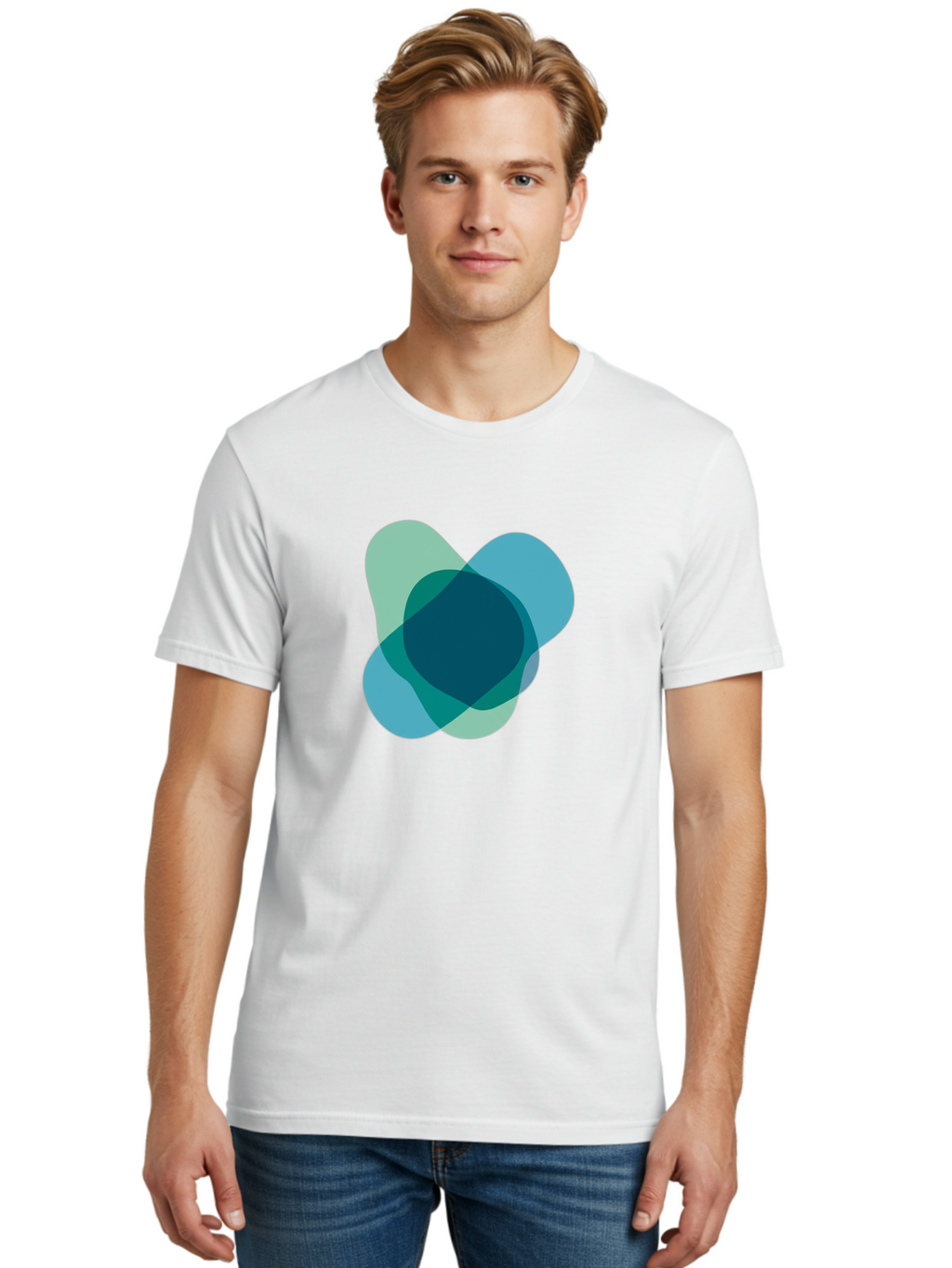 Overlapping-Ovals Men'S Graphic Tee, 100% Cotton, Comfortable Casual Summer Wear, Machine Washable, Vintage Camera, Old Camera, Antique Camera, Black Camera, Classic Photography, Photography Equipment, Nostalgic Device, Film Camera, Camera Art Bag918