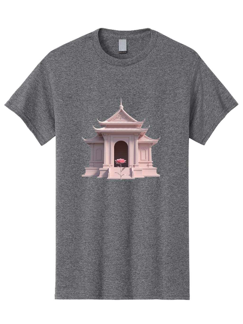 Pagoda-Temple Men'S Graphic Tee, 100% Cotton, Comfortable Casual Summer Wear, Machine Washable, Vintage Camera, Old Camera, Antique Camera, Black Camera, Classic Photography, Photography Equipment, Nostalgic Device, Film Camera, Camera Art Bag922