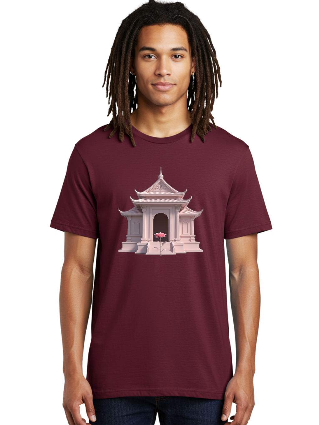 Pagoda-Temple Men'S Graphic Tee, 100% Cotton, Comfortable Casual Summer Wear, Machine Washable, Vintage Camera, Old Camera, Antique Camera, Black Camera, Classic Photography, Photography Equipment, Nostalgic Device, Film Camera, Camera Art Bag922