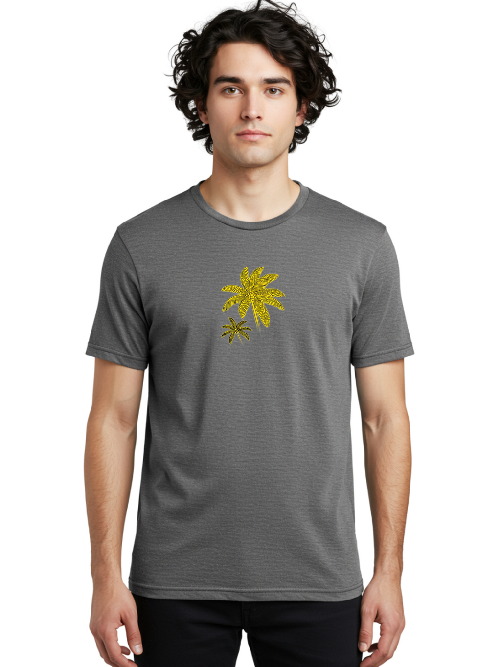 Palm-Trees Men'S Graphic Tee, 100% Cotton, Comfortable Casual Summer Wear, Machine Washable, Vintage Camera, Old Camera, Antique Camera, Black Camera, Classic Photography, Photography Equipment, Nostalgic Device, Film Camera, Camera Art Bag926