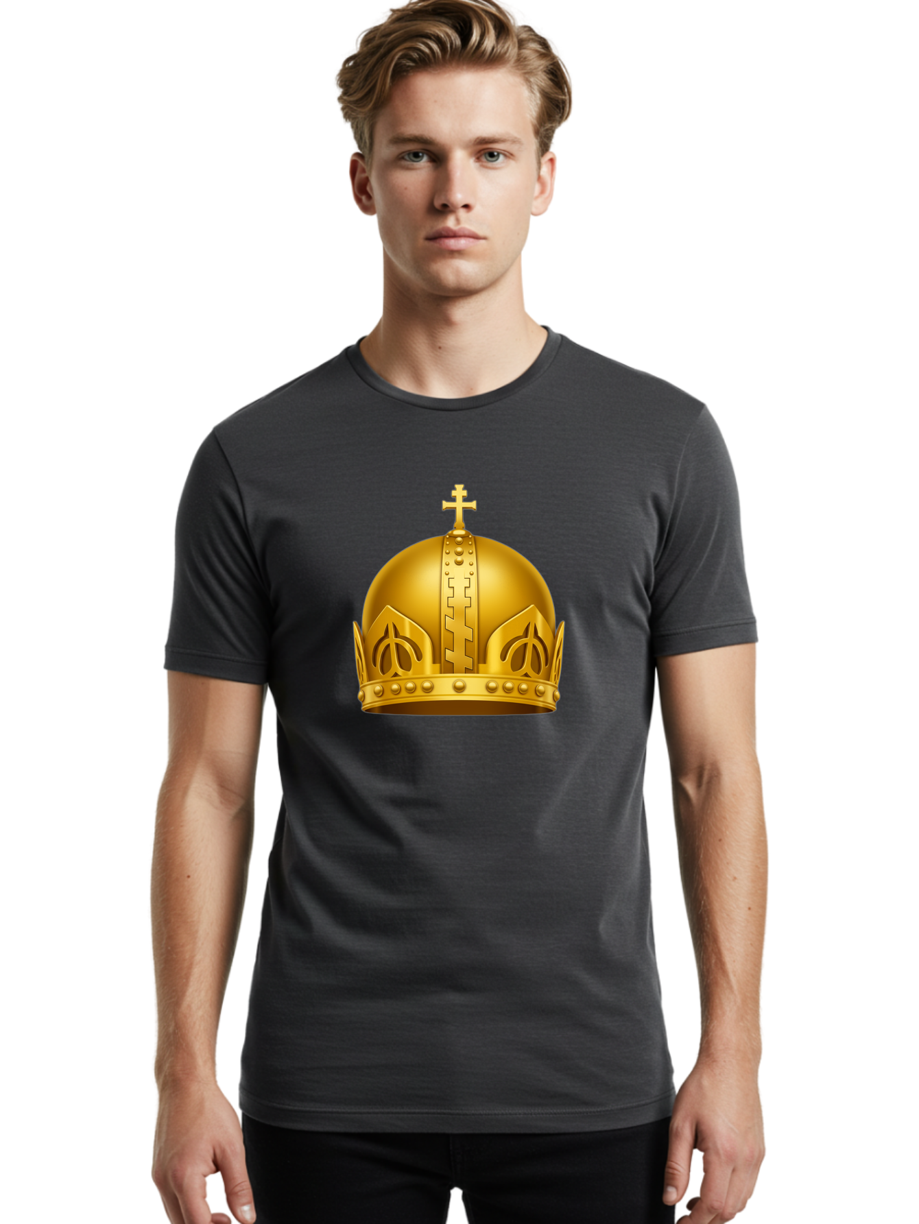 Papal-Crown Men'S Graphic Tee, 100% Cotton, Comfortable Casual Summer Wear, Machine Washable, Vintage Camera, Old Camera, Antique Camera, Black Camera, Classic Photography, Photography Equipment, Nostalgic Device, Film Camera, Camera Art Bag928