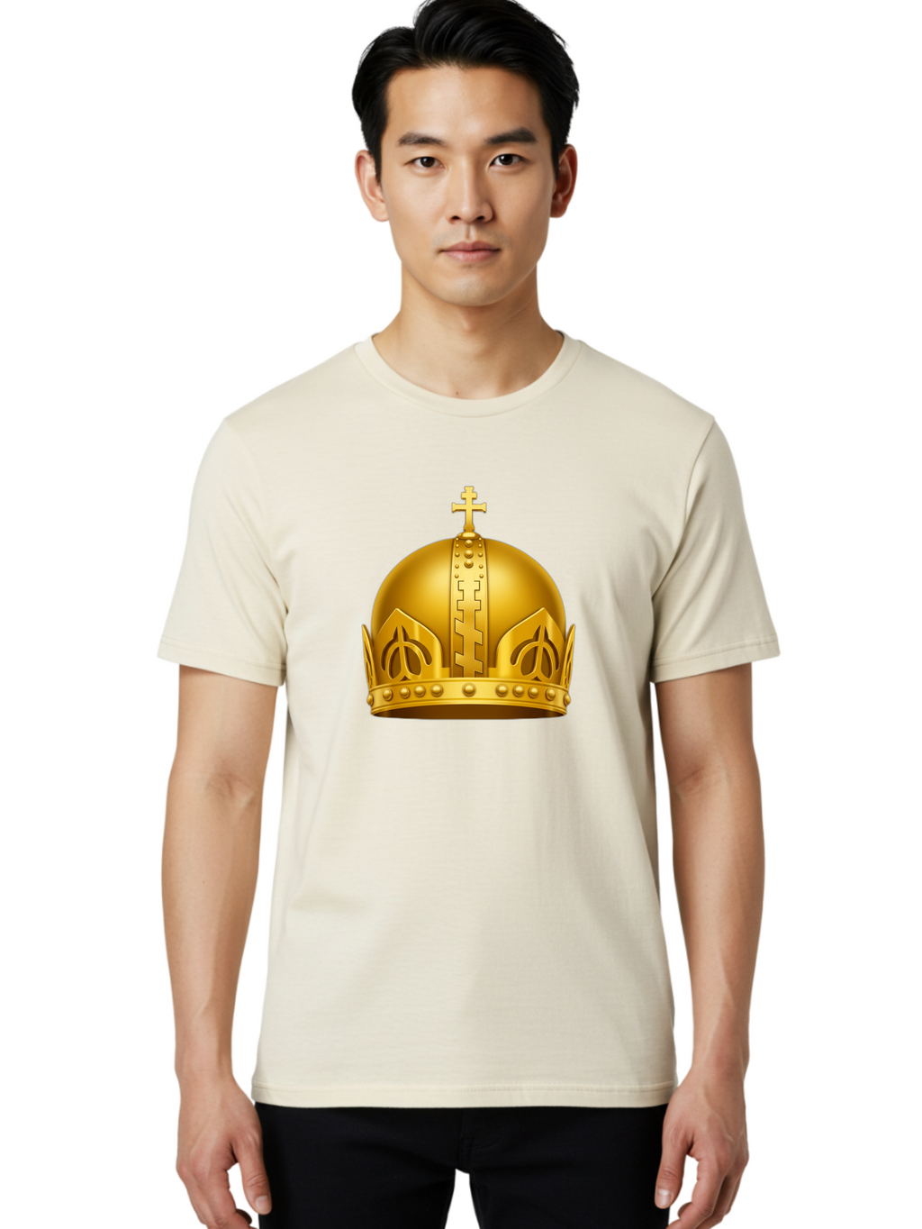 Papal-Crown Men'S Graphic Tee, 100% Cotton, Comfortable Casual Summer Wear, Machine Washable, Vintage Camera, Old Camera, Antique Camera, Black Camera, Classic Photography, Photography Equipment, Nostalgic Device, Film Camera, Camera Art Bag928
