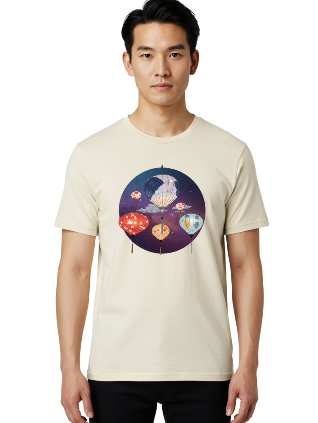 Paper-Lanterns-1 Men'S Graphic Tee, 100% Cotton, Comfortable Casual Summer Wear, Machine Washable, Vintage Camera, Old Camera, Antique Camera, Black Camera, Classic Photography, Photography Equipment, Nostalgic Device, Film Camera, Camera Art Bag929