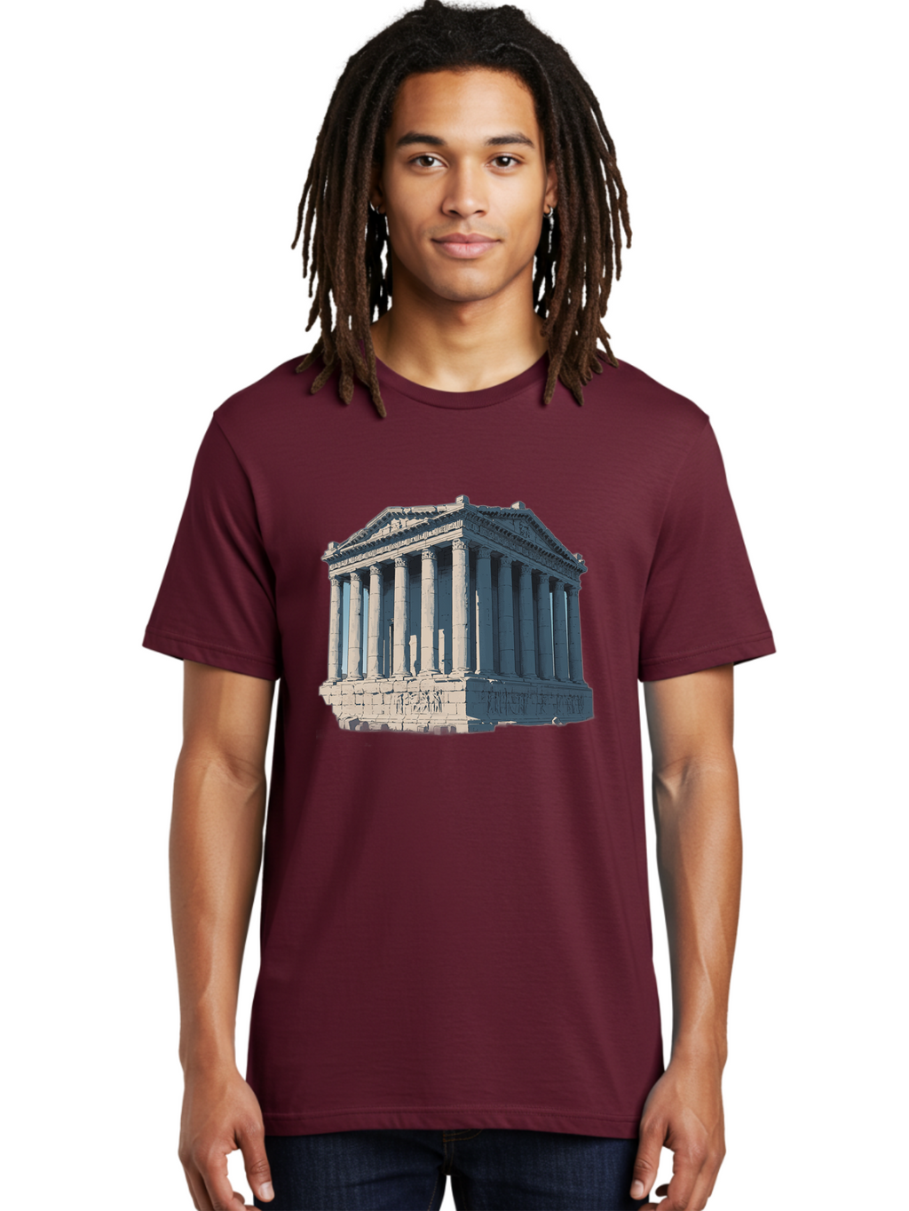 Parthenon-3 Men'S Graphic Tee, 100% Cotton, Comfortable Casual Summer Wear, Machine Washable, Vintage Camera, Old Camera, Antique Camera, Black Camera, Classic Photography, Photography Equipment, Nostalgic Device, Film Camera, Camera Art Bag935