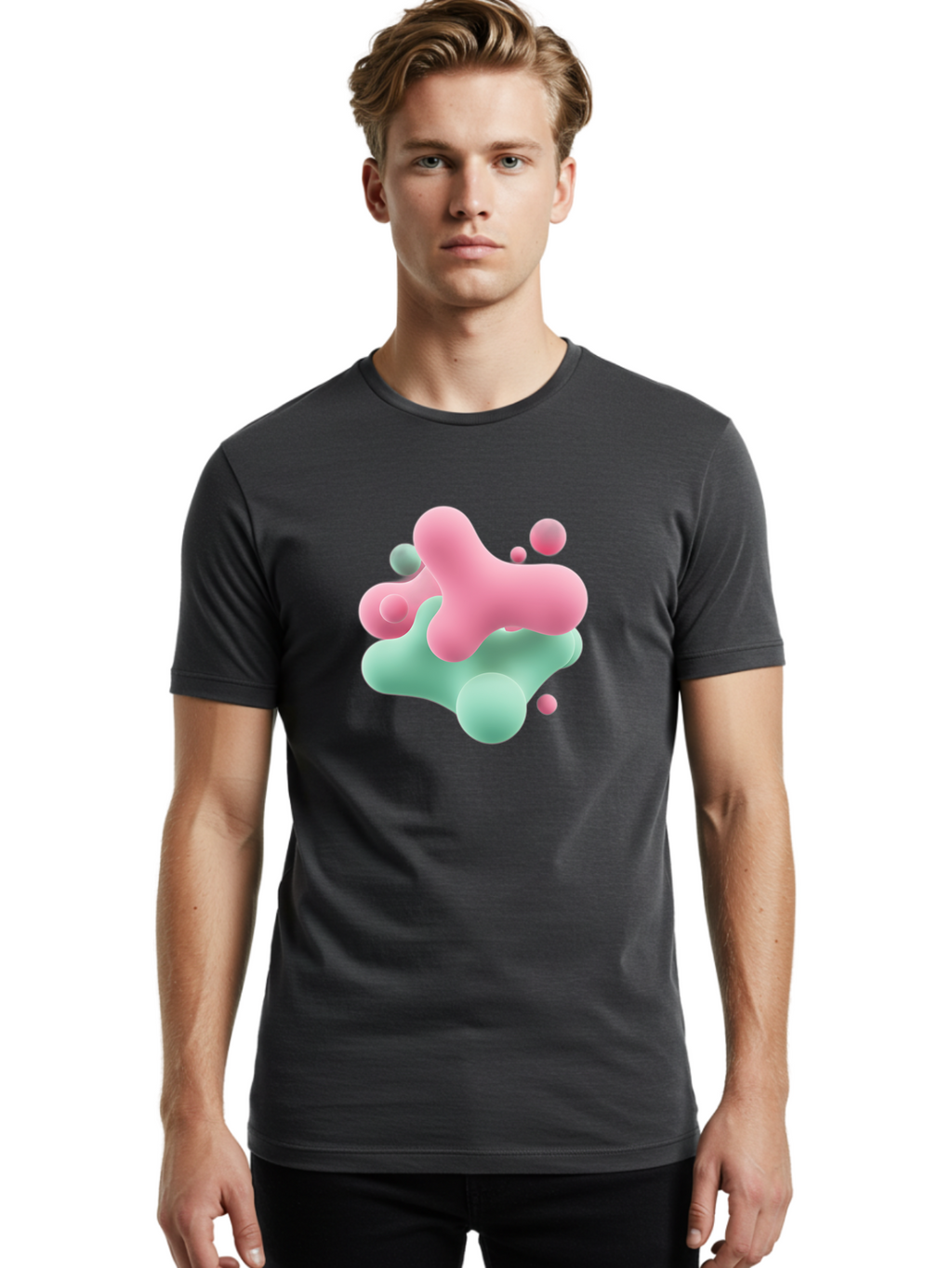 Pastel-Blobs Men'S Graphic Tee, 100% Cotton, Comfortable Casual Summer Wear, Machine Washable, Vintage Camera, Old Camera, Antique Camera, Black Camera, Classic Photography, Photography Equipment, Nostalgic Device, Film Camera, Camera Art Bag937