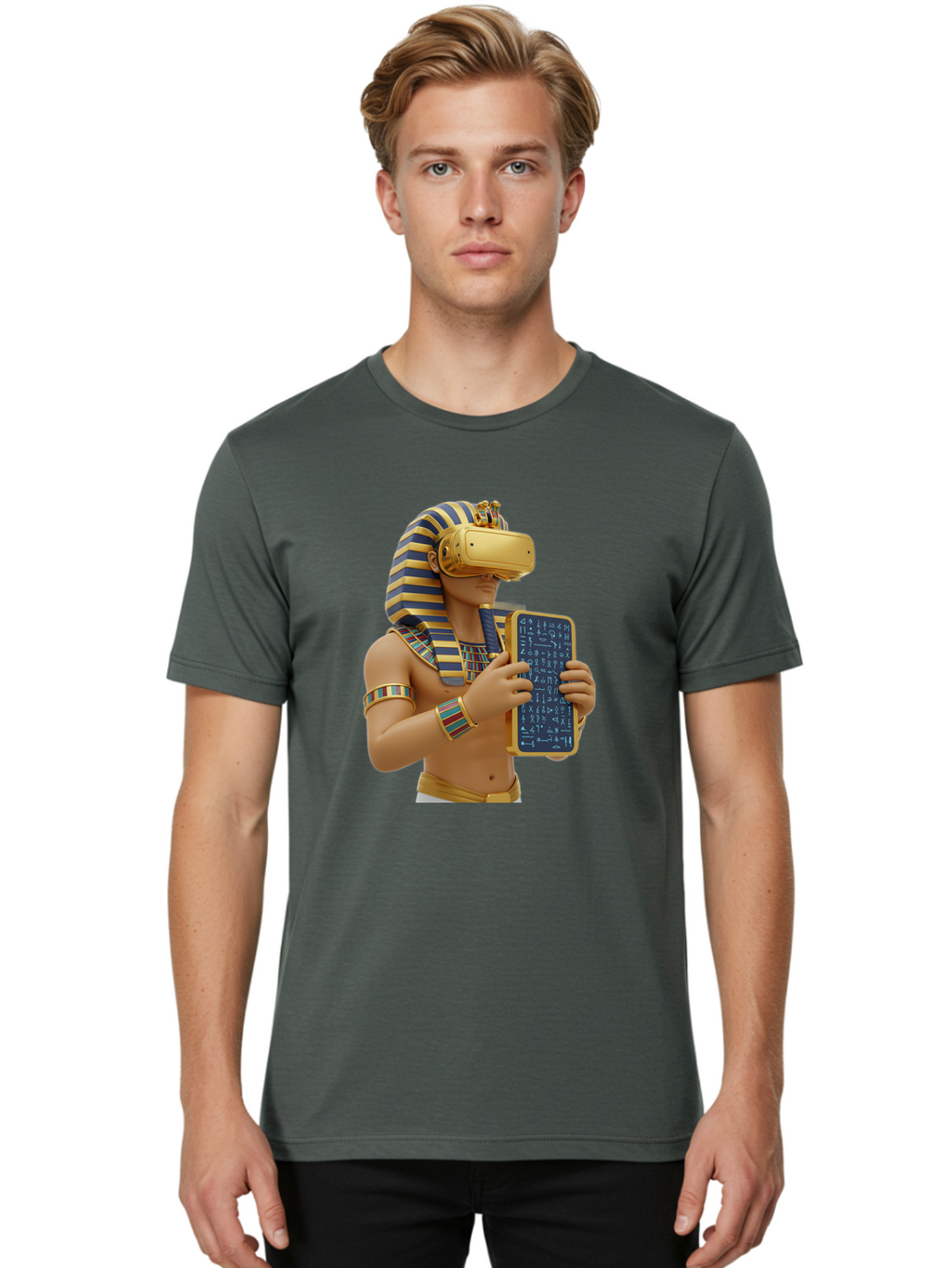 Pharaoh-Vr Men'S Graphic Tee, 100% Cotton, Comfortable Casual Summer Wear, Machine Washable, Vintage Camera, Old Camera, Antique Camera, Black Camera, Classic Photography, Photography Equipment, Nostalgic Device, Film Camera, Camera Art Bag946