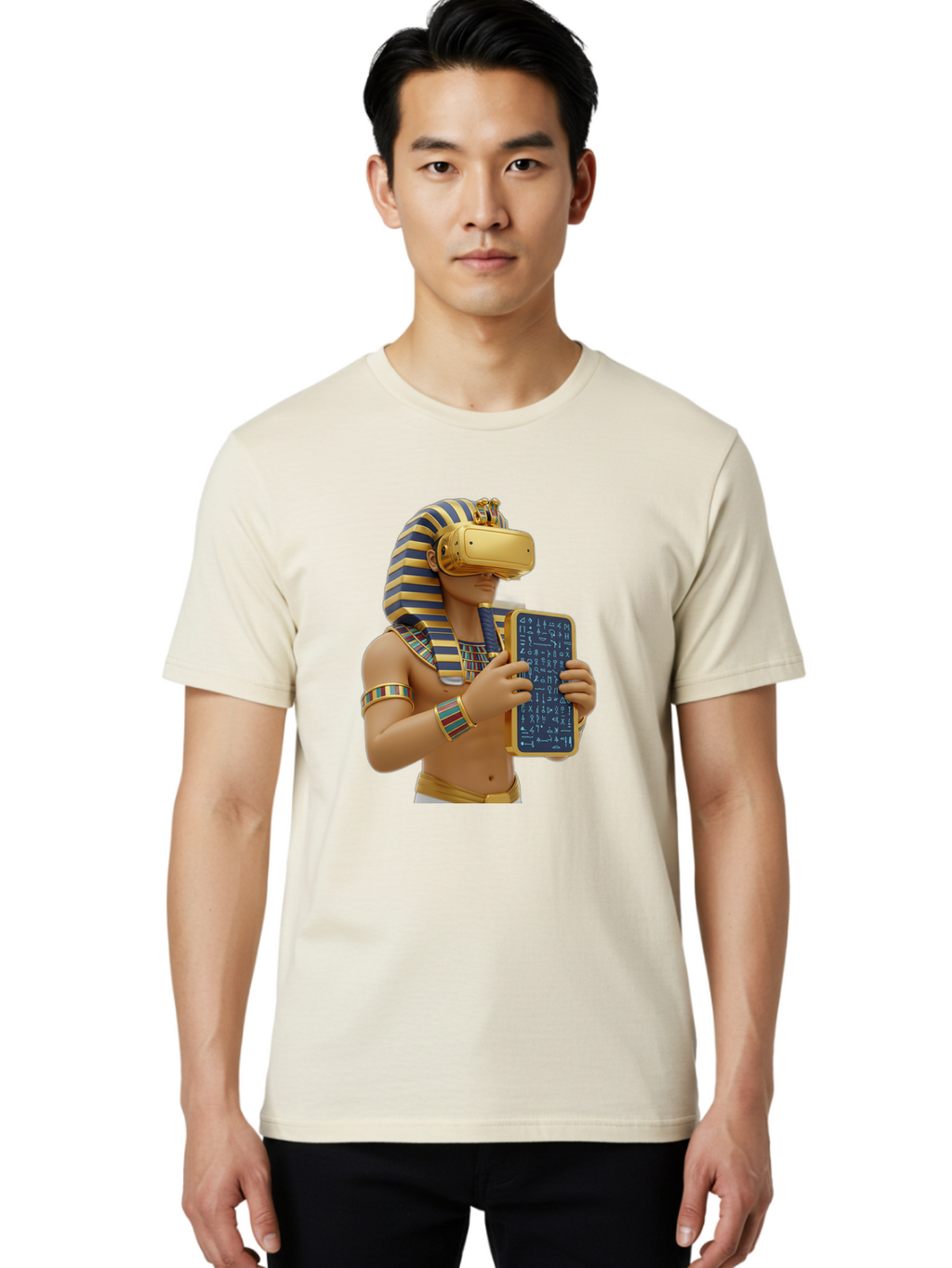Pharaoh-Vr Men'S Graphic Tee, 100% Cotton, Comfortable Casual Summer Wear, Machine Washable, Vintage Camera, Old Camera, Antique Camera, Black Camera, Classic Photography, Photography Equipment, Nostalgic Device, Film Camera, Camera Art Bag946