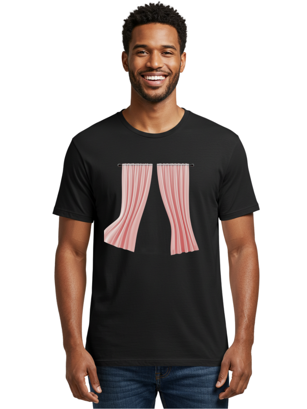 Pink-Curtains Men'S Graphic Tee, 100% Cotton, Comfortable Casual Summer Wear, Machine Washable, Vintage Camera, Old Camera, Antique Camera, Black Camera, Classic Photography, Photography Equipment, Nostalgic Device, Film Camera, Camera Art Bag953