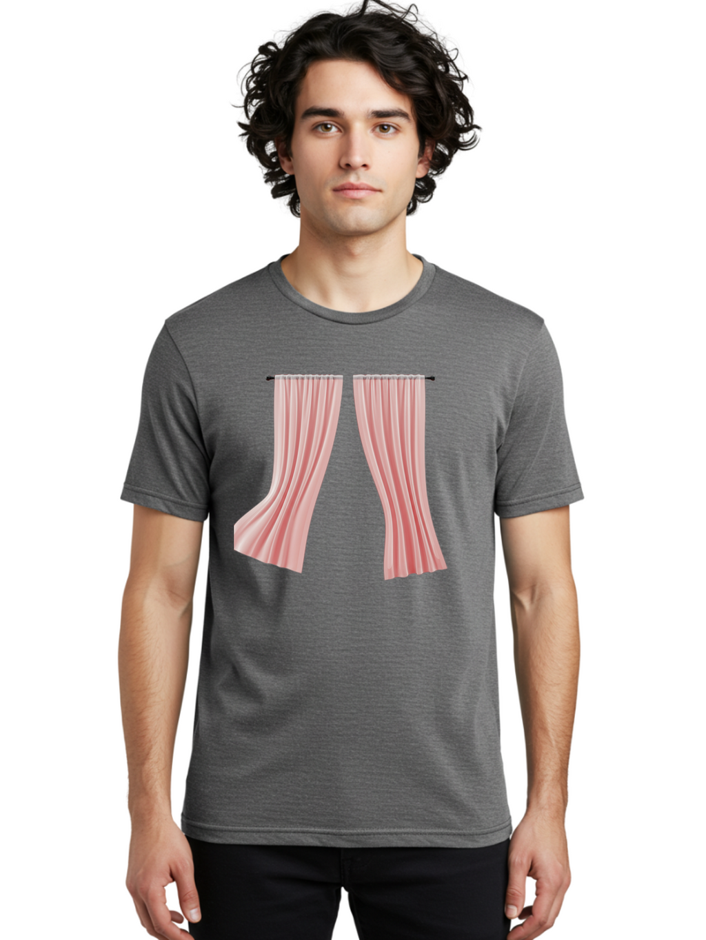 Pink-Curtains Men'S Graphic Tee, 100% Cotton, Comfortable Casual Summer Wear, Machine Washable, Vintage Camera, Old Camera, Antique Camera, Black Camera, Classic Photography, Photography Equipment, Nostalgic Device, Film Camera, Camera Art Bag953