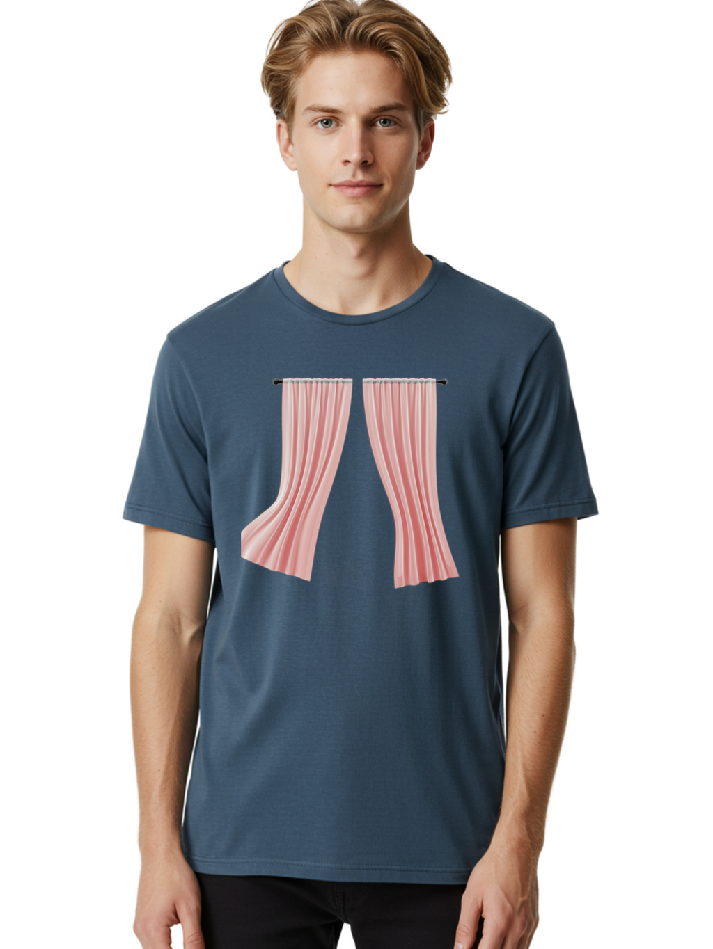 Pink-Curtains Men'S Graphic Tee, 100% Cotton, Comfortable Casual Summer Wear, Machine Washable, Vintage Camera, Old Camera, Antique Camera, Black Camera, Classic Photography, Photography Equipment, Nostalgic Device, Film Camera, Camera Art Bag953