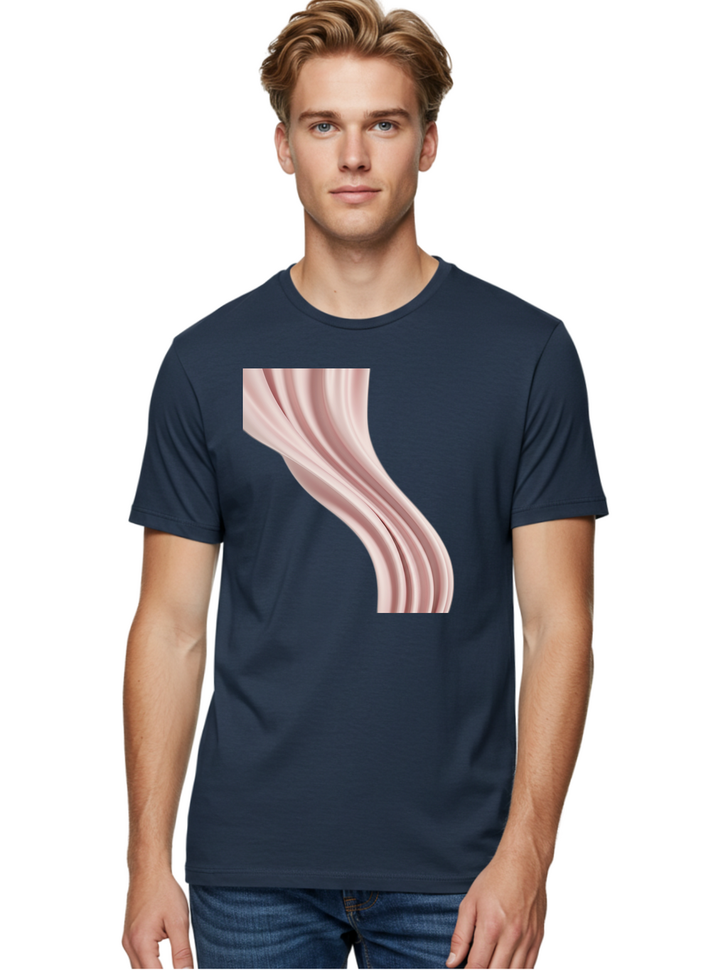 Pink-Ribbon Men'S Graphic Tee, 100% Cotton, Comfortable Casual Summer Wear, Machine Washable, Vintage Camera, Old Camera, Antique Camera, Black Camera, Classic Photography, Photography Equipment, Nostalgic Device, Film Camera, Camera Art Bag960