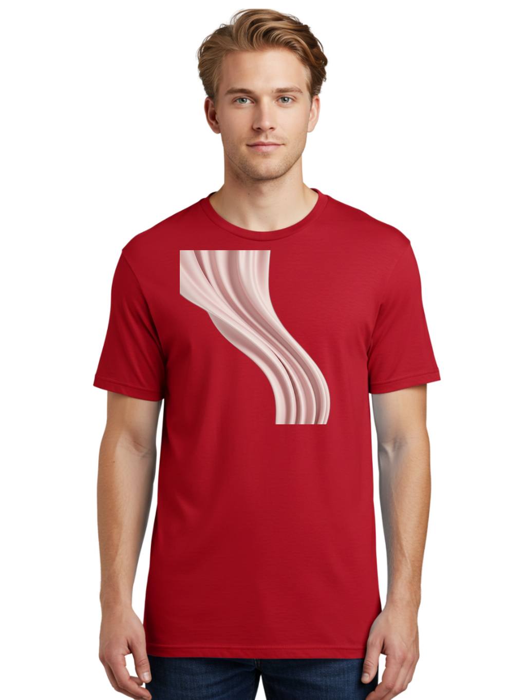 Pink-Ribbon Men'S Graphic Tee, 100% Cotton, Comfortable Casual Summer Wear, Machine Washable, Vintage Camera, Old Camera, Antique Camera, Black Camera, Classic Photography, Photography Equipment, Nostalgic Device, Film Camera, Camera Art Bag960