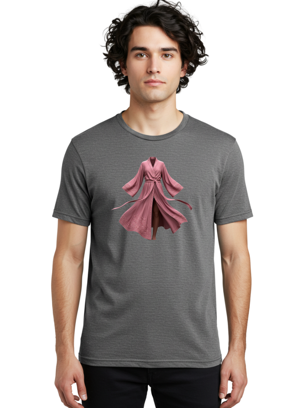 Pink-Robe-2 Men'S Graphic Tee, 100% Cotton, Comfortable Casual Summer Wear, Machine Washable, Vintage Camera, Old Camera, Antique Camera, Black Camera, Classic Photography, Photography Equipment, Nostalgic Device, Film Camera, Camera Art Bag962