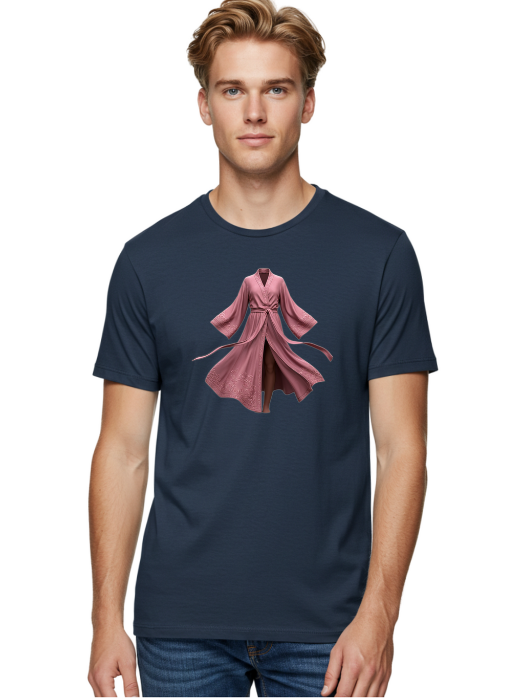 Pink-Robe-2 Men'S Graphic Tee, 100% Cotton, Comfortable Casual Summer Wear, Machine Washable, Vintage Camera, Old Camera, Antique Camera, Black Camera, Classic Photography, Photography Equipment, Nostalgic Device, Film Camera, Camera Art Bag962