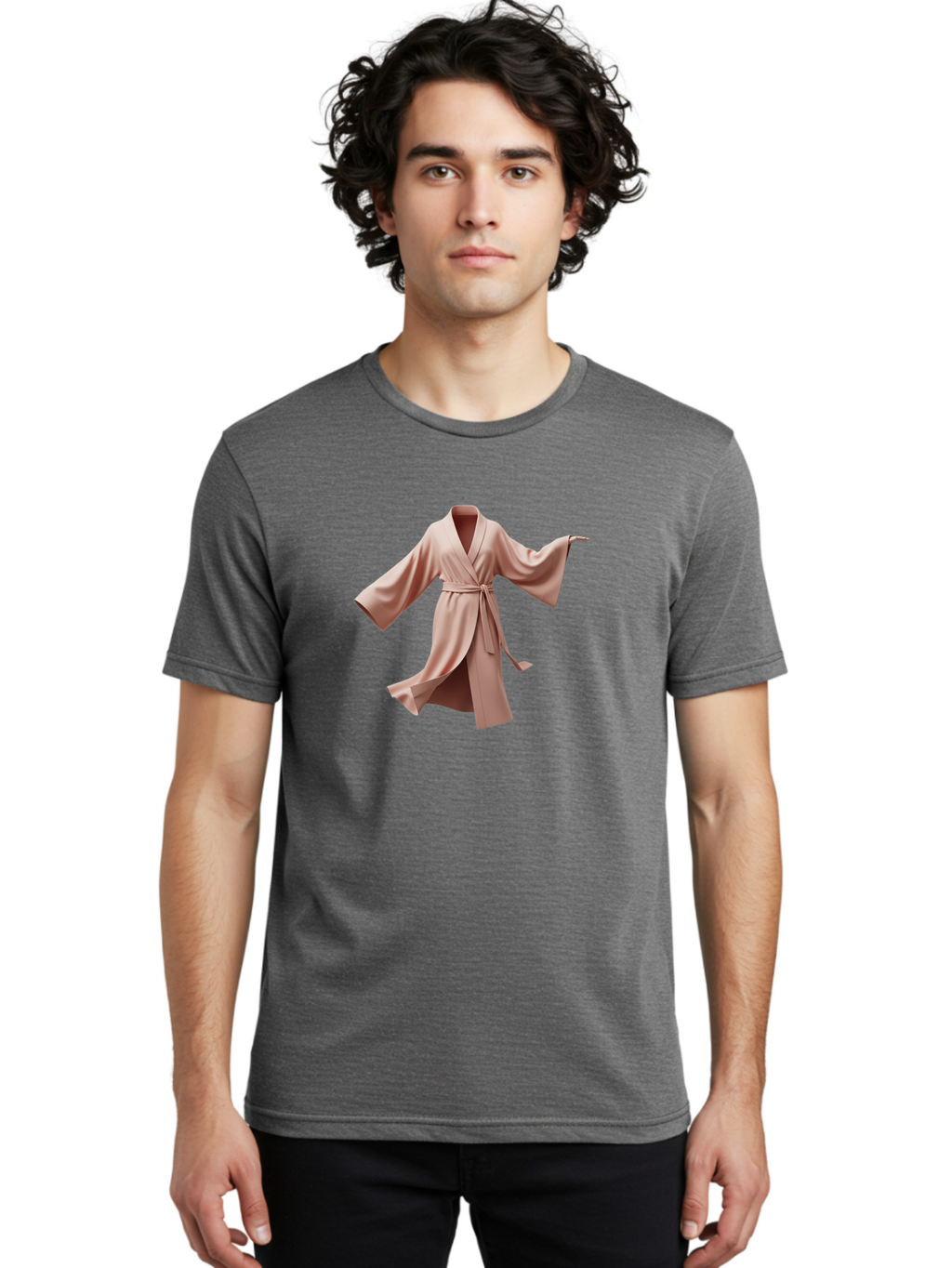 Pink-Robe-4 Men'S Graphic Tee, 100% Cotton, Comfortable Casual Summer Wear, Machine Washable, Vintage Camera, Old Camera, Antique Camera, Black Camera, Classic Photography, Photography Equipment, Nostalgic Device, Film Camera, Camera Art Bag964