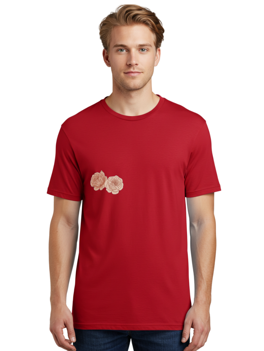 Pink-Roses Men'S Graphic Tee, 100% Cotton, Comfortable Casual Summer Wear, Machine Washable, Vintage Camera, Old Camera, Antique Camera, Black Camera, Classic Photography, Photography Equipment, Nostalgic Device, Film Camera, Camera Art Bag967