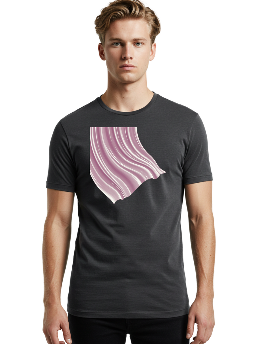 Pink-Satin-Fabric Men'S Graphic Tee, 100% Cotton, Comfortable Casual Summer Wear, Machine Washable, Vintage Camera, Old Camera, Antique Camera, Black Camera, Classic Photography, Photography Equipment, Nostalgic Device, Film Camera, Camera Art Bag968