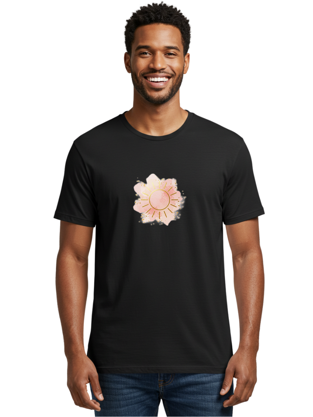 Pink-Sun Men'S Graphic Tee, 100% Cotton, Comfortable Casual Summer Wear, Machine Washable, Vintage Camera, Old Camera, Antique Camera, Black Camera, Classic Photography, Photography Equipment, Nostalgic Device, Film Camera, Camera Art Bag971