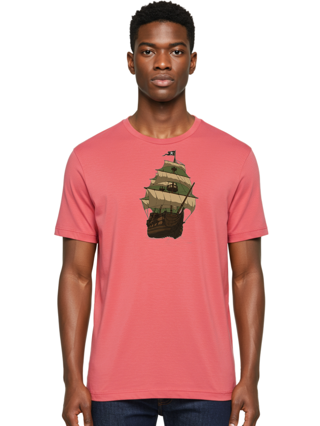 Pirate-Ship Men'S Graphic Tee, 100% Cotton, Comfortable Casual Summer Wear, Machine Washable, Vintage Camera, Old Camera, Antique Camera, Black Camera, Classic Photography, Photography Equipment, Nostalgic Device, Film Camera, Camera Art Bag974