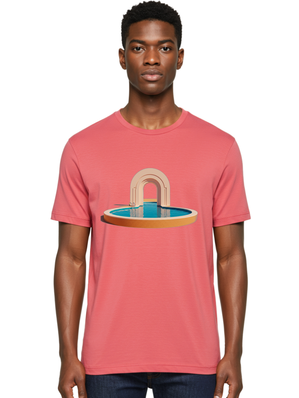 Pool-Arch Men'S Graphic Tee, 100% Cotton, Comfortable Casual Summer Wear, Machine Washable, Vintage Camera, Old Camera, Antique Camera, Black Camera, Classic Photography, Photography Equipment, Nostalgic Device, Film Camera, Camera Art Bag979