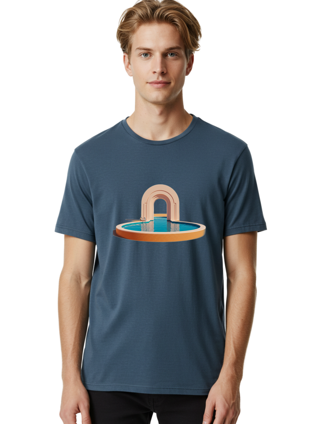 Pool-Arch Men'S Graphic Tee, 100% Cotton, Comfortable Casual Summer Wear, Machine Washable, Vintage Camera, Old Camera, Antique Camera, Black Camera, Classic Photography, Photography Equipment, Nostalgic Device, Film Camera, Camera Art Bag979
