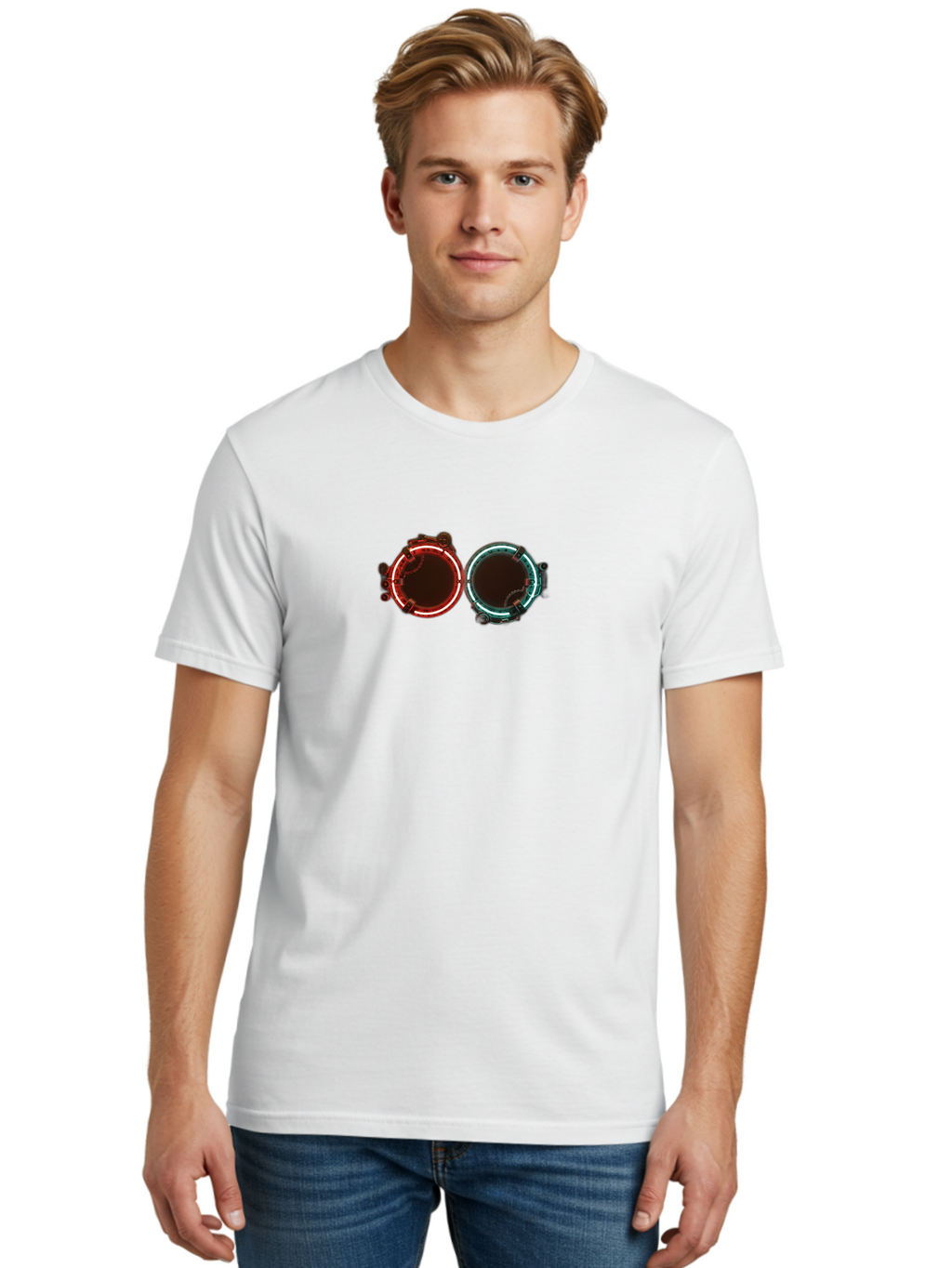 Portals Men'S Graphic Tee, 100% Cotton, Comfortable Casual Summer Wear, Machine Washable, Vintage Camera, Old Camera, Antique Camera, Black Camera, Classic Photography, Photography Equipment, Nostalgic Device, Film Camera, Camera Art Bag980