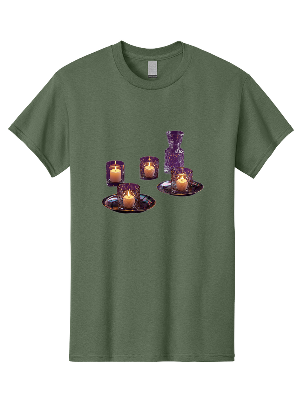 Purple-Candle-Holders Men'S Graphic Tee, 100% Cotton, Comfortable Casual Summer Wear, Machine Washable, Vintage Camera, Old Camera, Antique Camera, Black Camera, Classic Photography, Photography Equipment, Nostalgic Device, Film Camera, Bag985