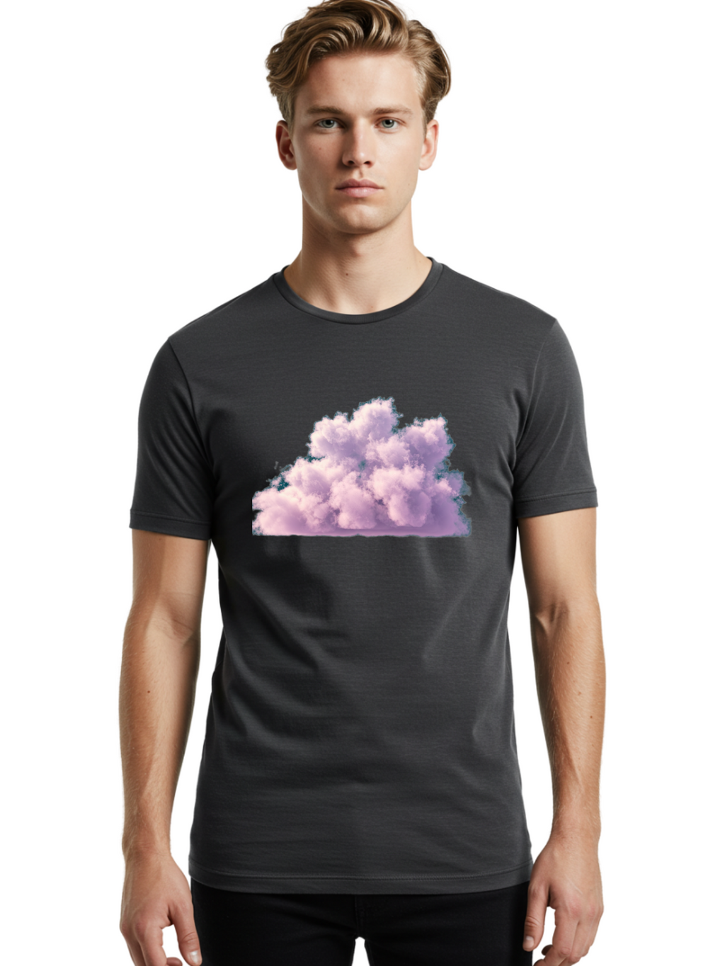 Purple-Clouds Men'S Graphic Tee, 100% Cotton, Comfortable Casual Summer Wear, Machine Washable, Vintage Camera, Old Camera, Antique Camera, Black Camera, Classic Photography, Photography Equipment, Nostalgic Device, Film Camera, Camera Art Bag986