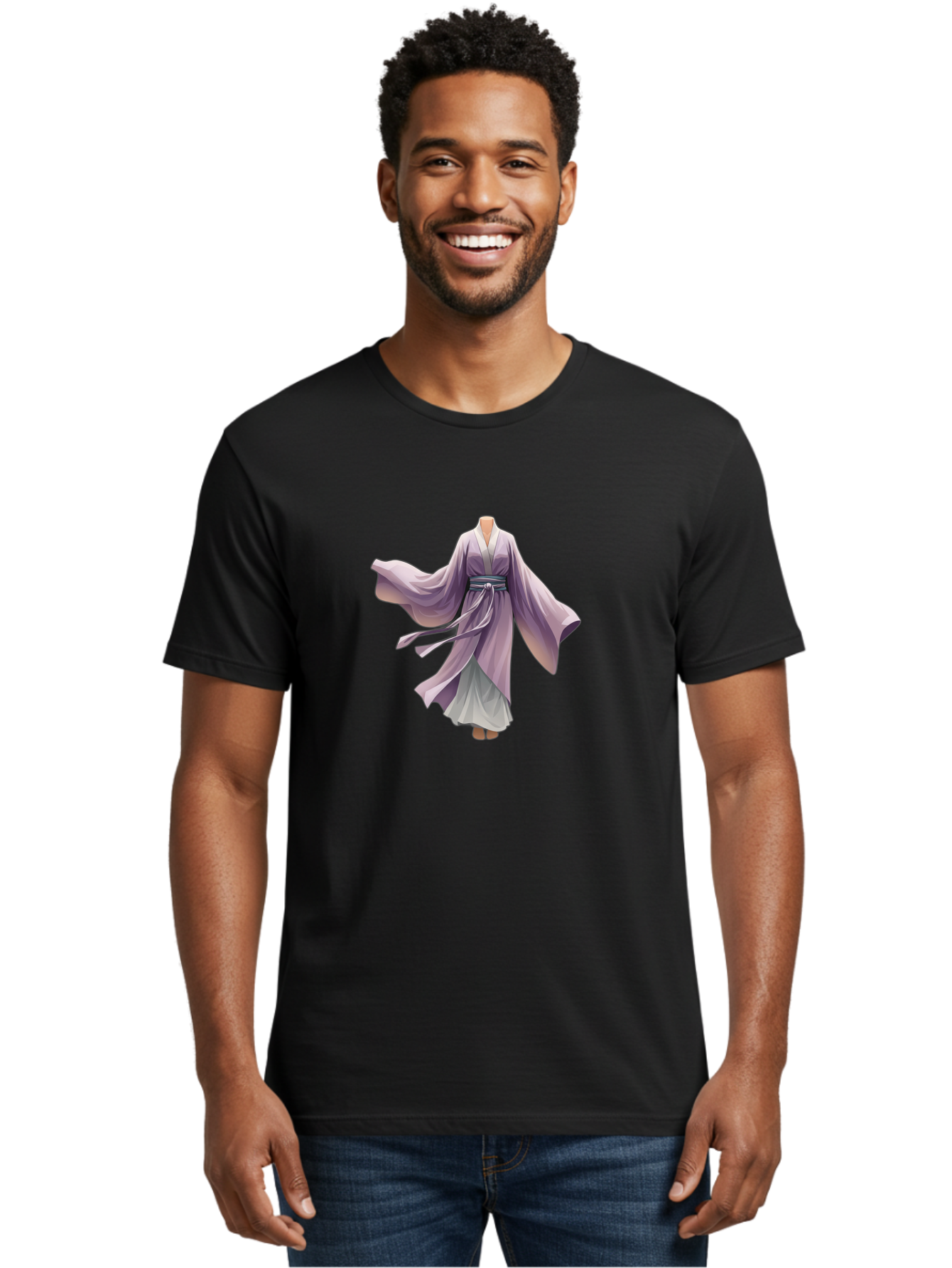 Purple-Kimono Men'S Graphic Tee, 100% Cotton, Comfortable Casual Summer Wear, Machine Washable, Vintage Camera, Old Camera, Antique Camera, Black Camera, Classic Photography, Photography Equipment, Nostalgic Device, Film Camera, Camera Art Bag990