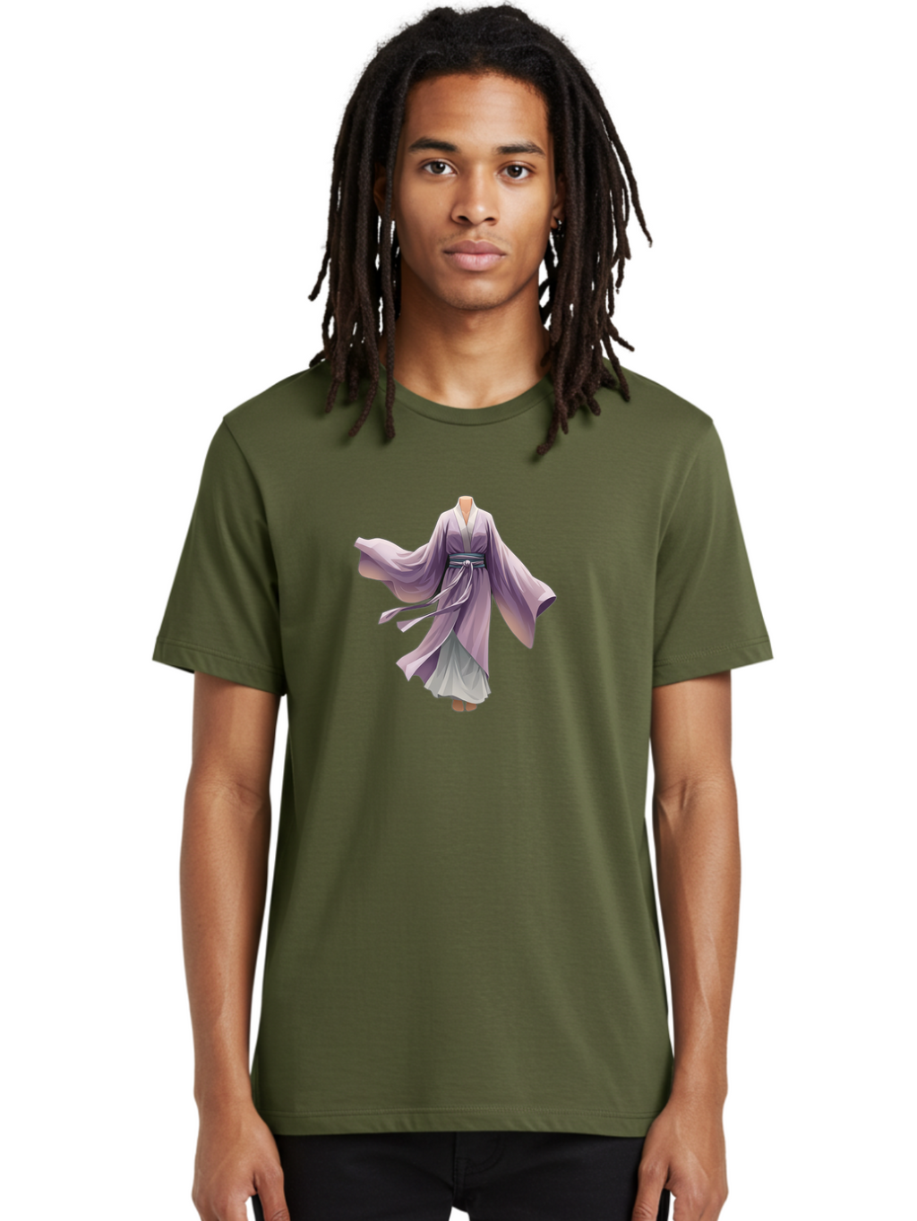 Purple-Kimono Men'S Graphic Tee, 100% Cotton, Comfortable Casual Summer Wear, Machine Washable, Vintage Camera, Old Camera, Antique Camera, Black Camera, Classic Photography, Photography Equipment, Nostalgic Device, Film Camera, Camera Art Bag990