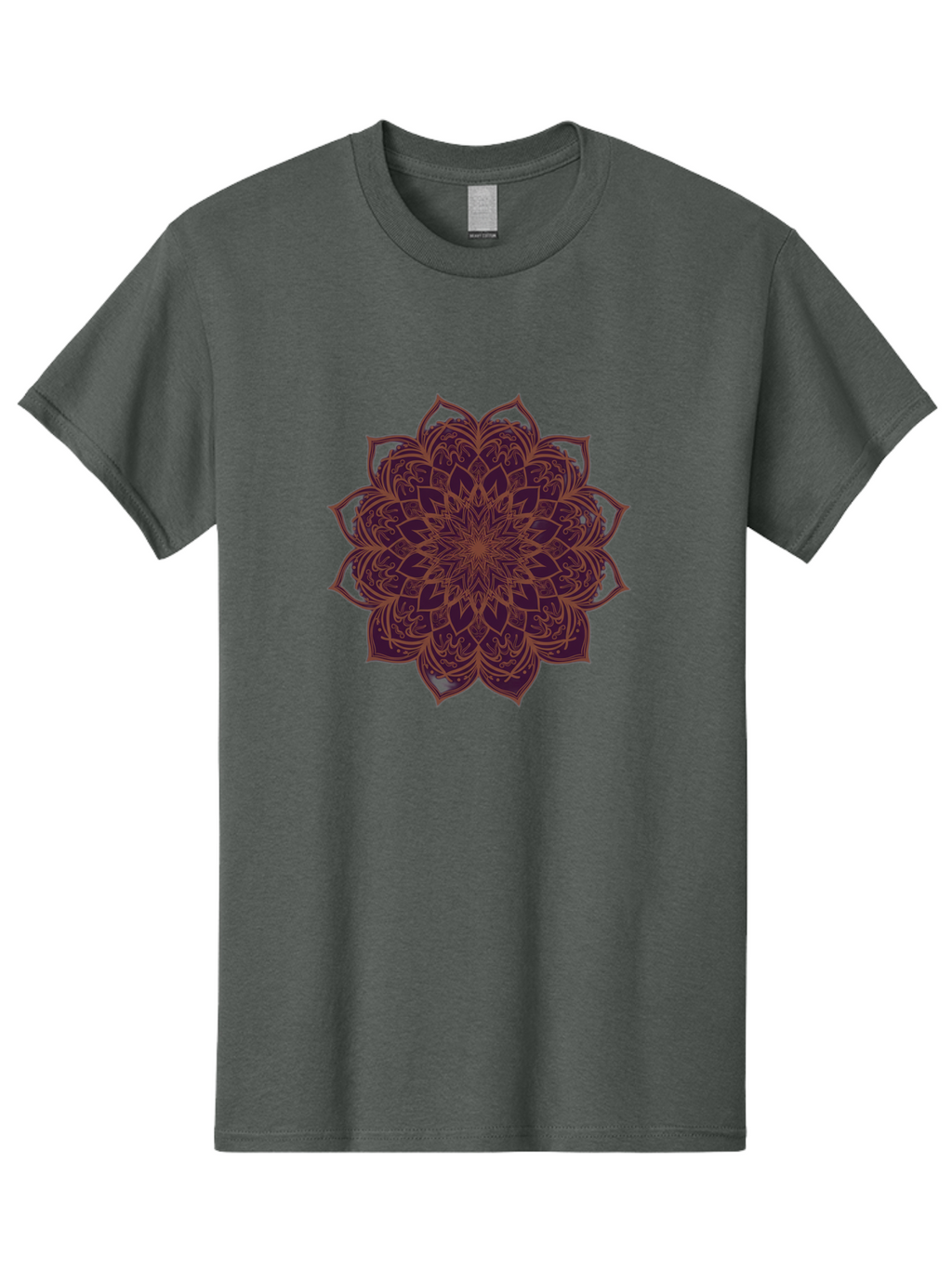 Purple-Mandala Men'S Graphic Tee, 100% Cotton, Comfortable Casual Summer Wear, Machine Washable, Vintage Camera, Old Camera, Antique Camera, Black Camera, Classic Photography, Photography Equipment, Nostalgic Device, Film Camera, Camera Art Bag992