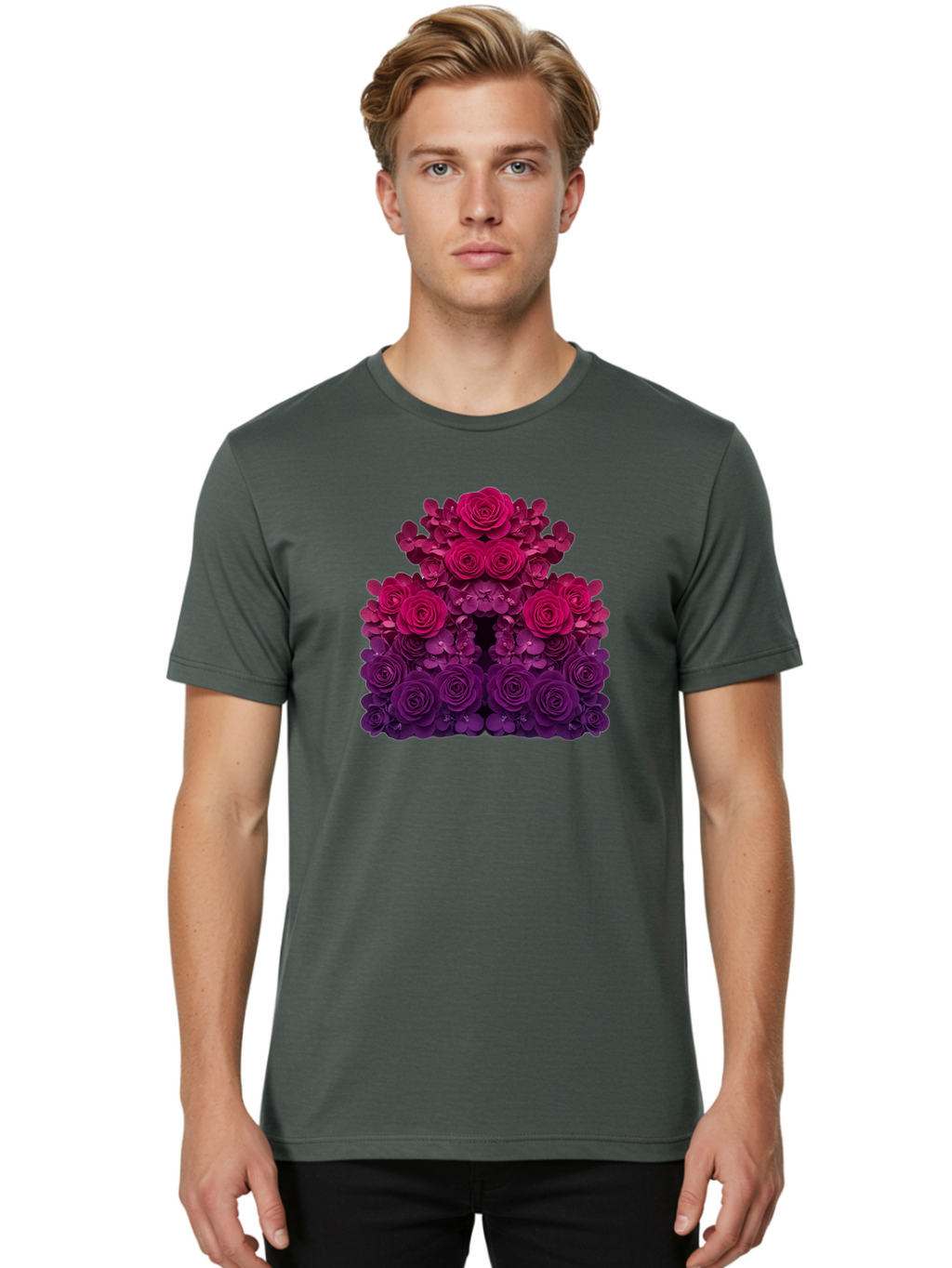 Purple-Roses Men'S Graphic Tee, 100% Cotton, Comfortable Casual Summer Wear, Machine Washable, Vintage Camera, Old Camera, Antique Camera, Black Camera, Classic Photography, Photography Equipment, Nostalgic Device, Film Camera, Camera Art Bag994