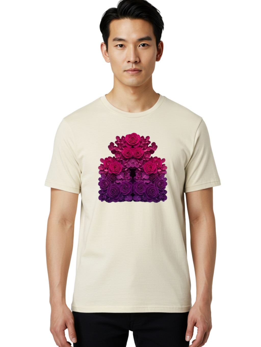 Purple-Roses Men'S Graphic Tee, 100% Cotton, Comfortable Casual Summer Wear, Machine Washable, Vintage Camera, Old Camera, Antique Camera, Black Camera, Classic Photography, Photography Equipment, Nostalgic Device, Film Camera, Camera Art Bag994