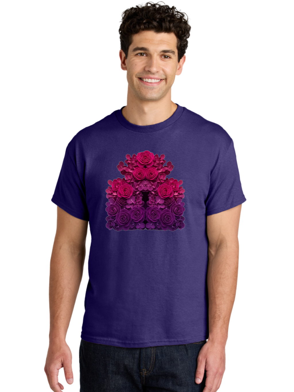 Purple-Roses Men'S Graphic Tee, 100% Cotton, Comfortable Casual Summer Wear, Machine Washable, Vintage Camera, Old Camera, Antique Camera, Black Camera, Classic Photography, Photography Equipment, Nostalgic Device, Film Camera, Camera Art Bag994