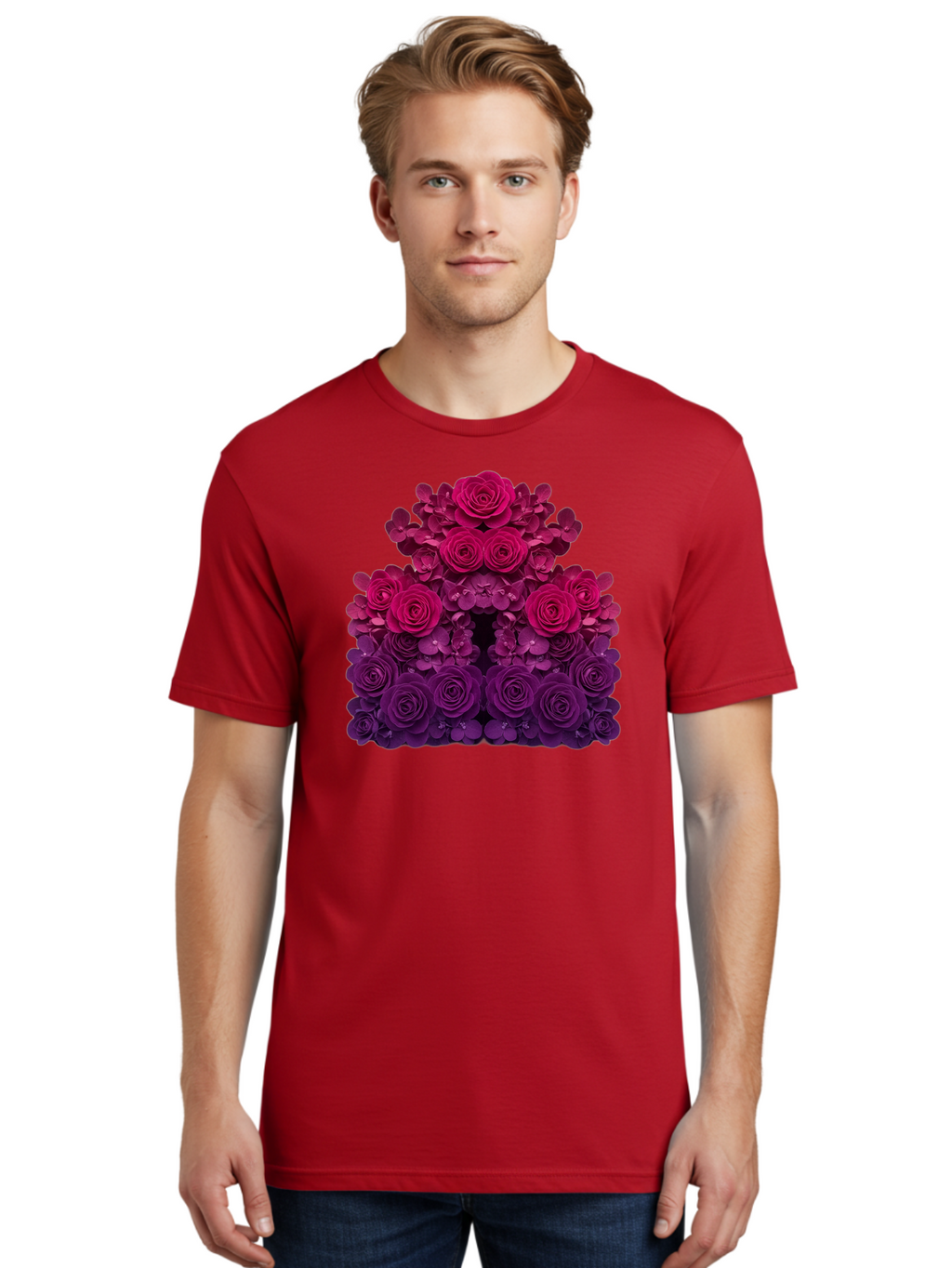 Purple-Roses Men'S Graphic Tee, 100% Cotton, Comfortable Casual Summer Wear, Machine Washable, Vintage Camera, Old Camera, Antique Camera, Black Camera, Classic Photography, Photography Equipment, Nostalgic Device, Film Camera, Camera Art Bag994