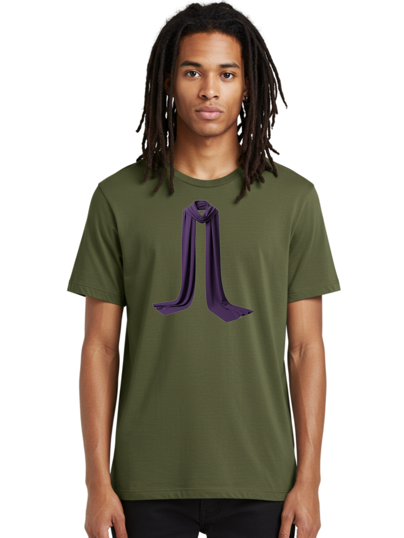 Purple-Scarf Men'S Graphic Tee, 100% Cotton, Comfortable Casual Summer Wear, Machine Washable, Vintage Camera, Old Camera, Antique Camera, Black Camera, Classic Photography, Photography Equipment, Nostalgic Device, Film Camera, Camera Art Bag995